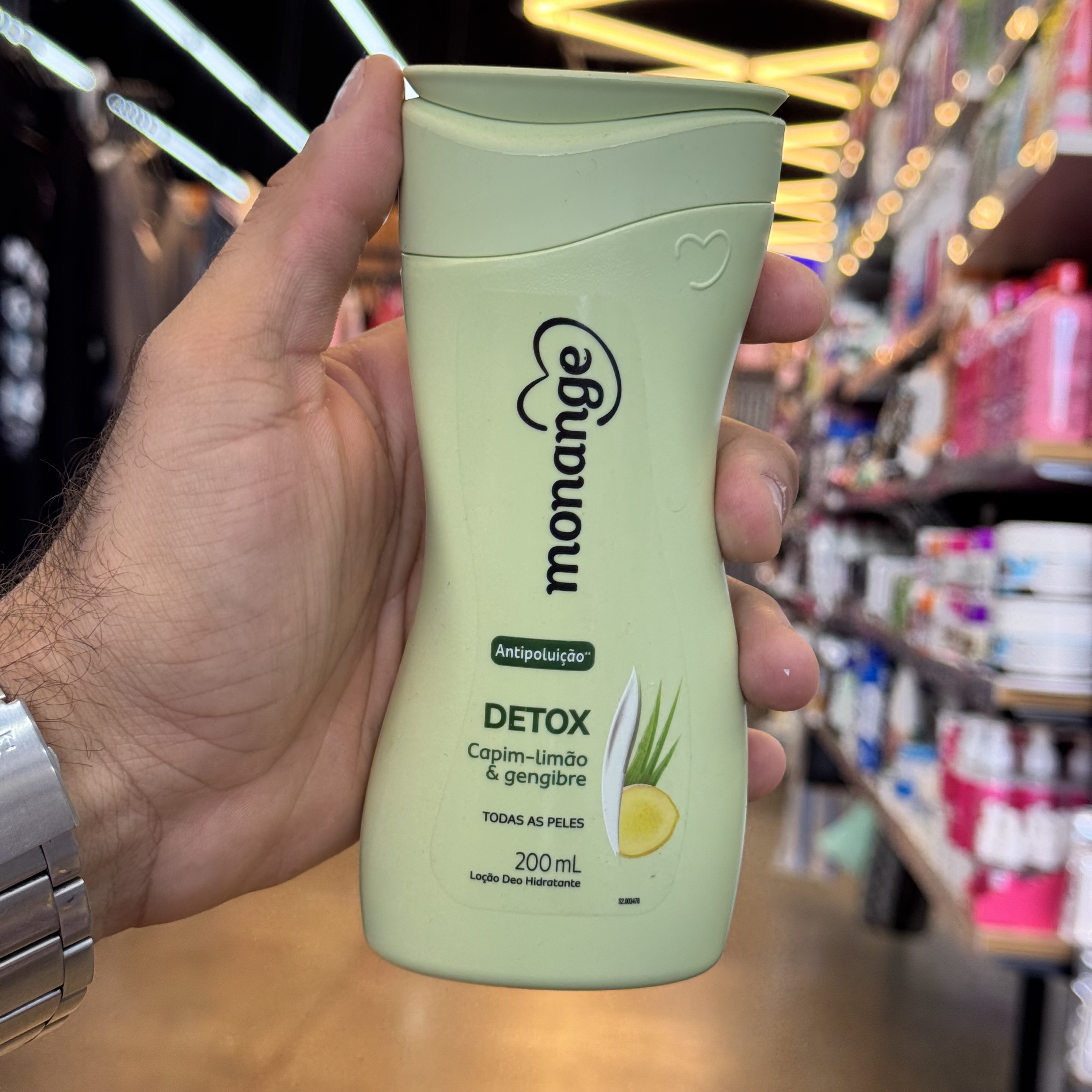 Loção Hidratante Monange Detox 200ml