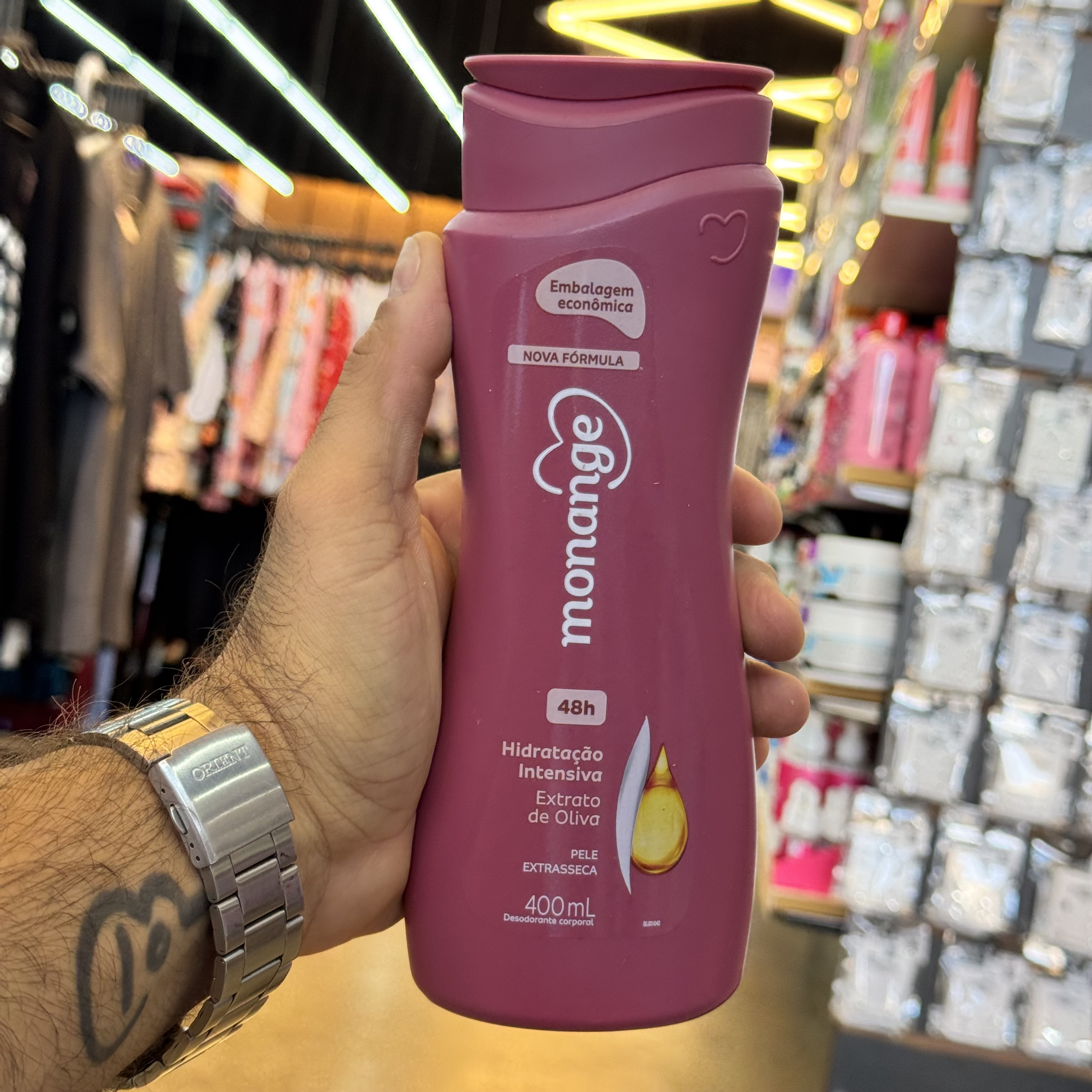 Loção Hidratante Monange Extrato de Oliva 400ml