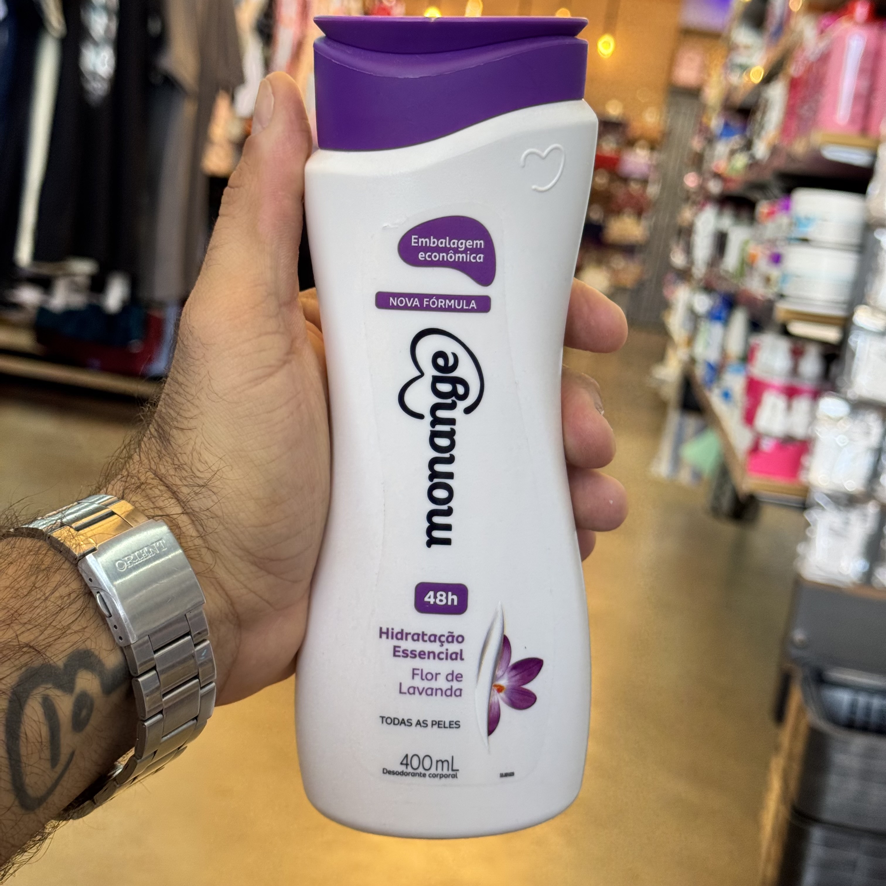 Loção Hidratante Monange Flor de Lavanda 400ml