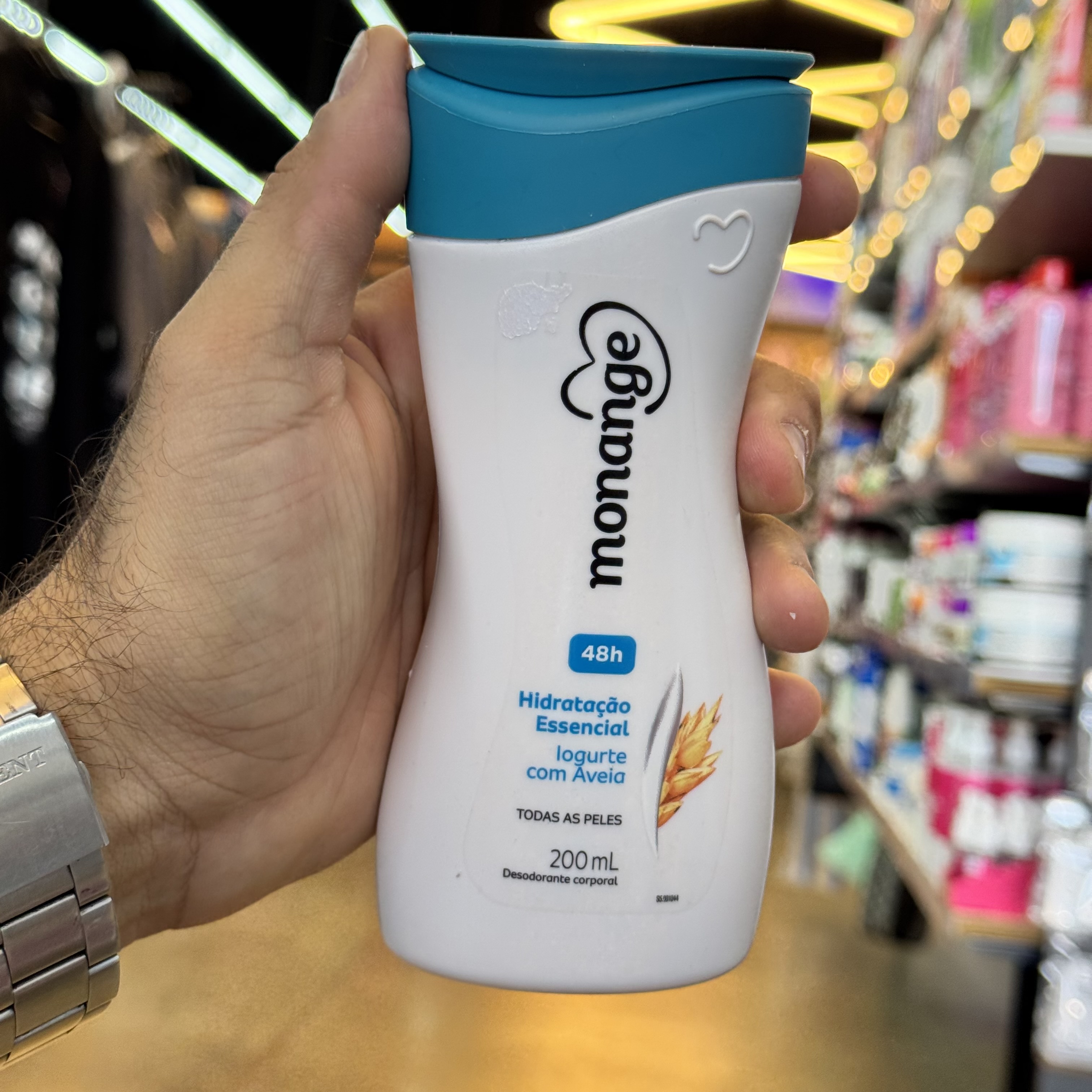 Loção Hidratante Monange Iogurte com Aveia 200ml