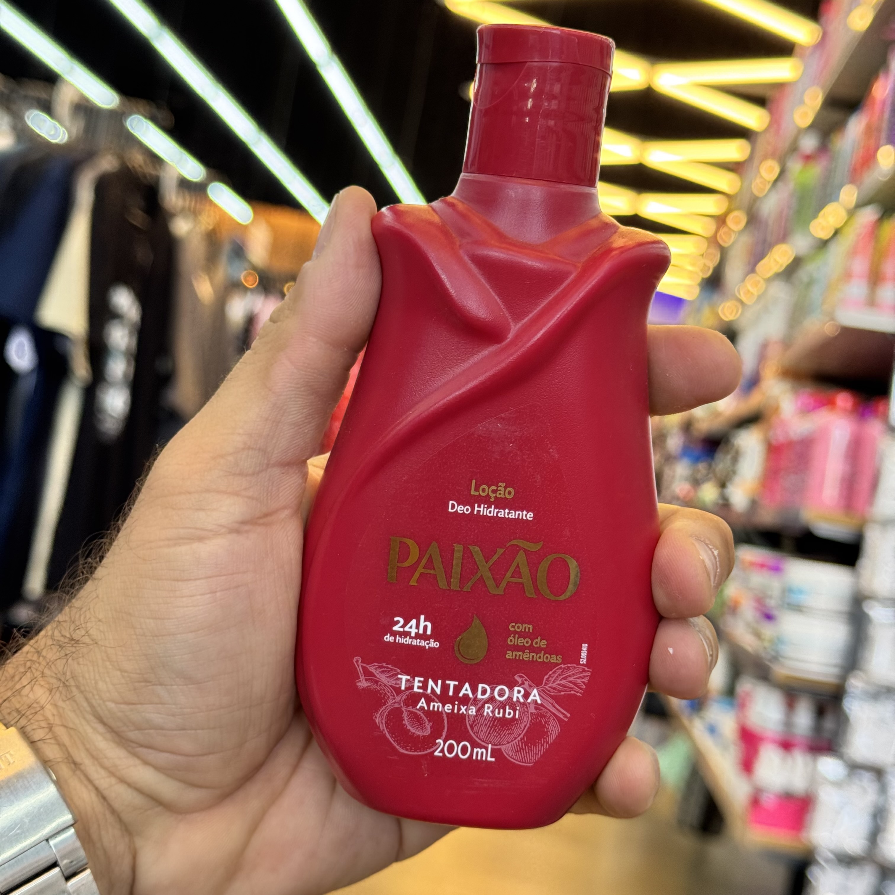 Loção Hidratante Paixão Ameixa Rubi 200ml