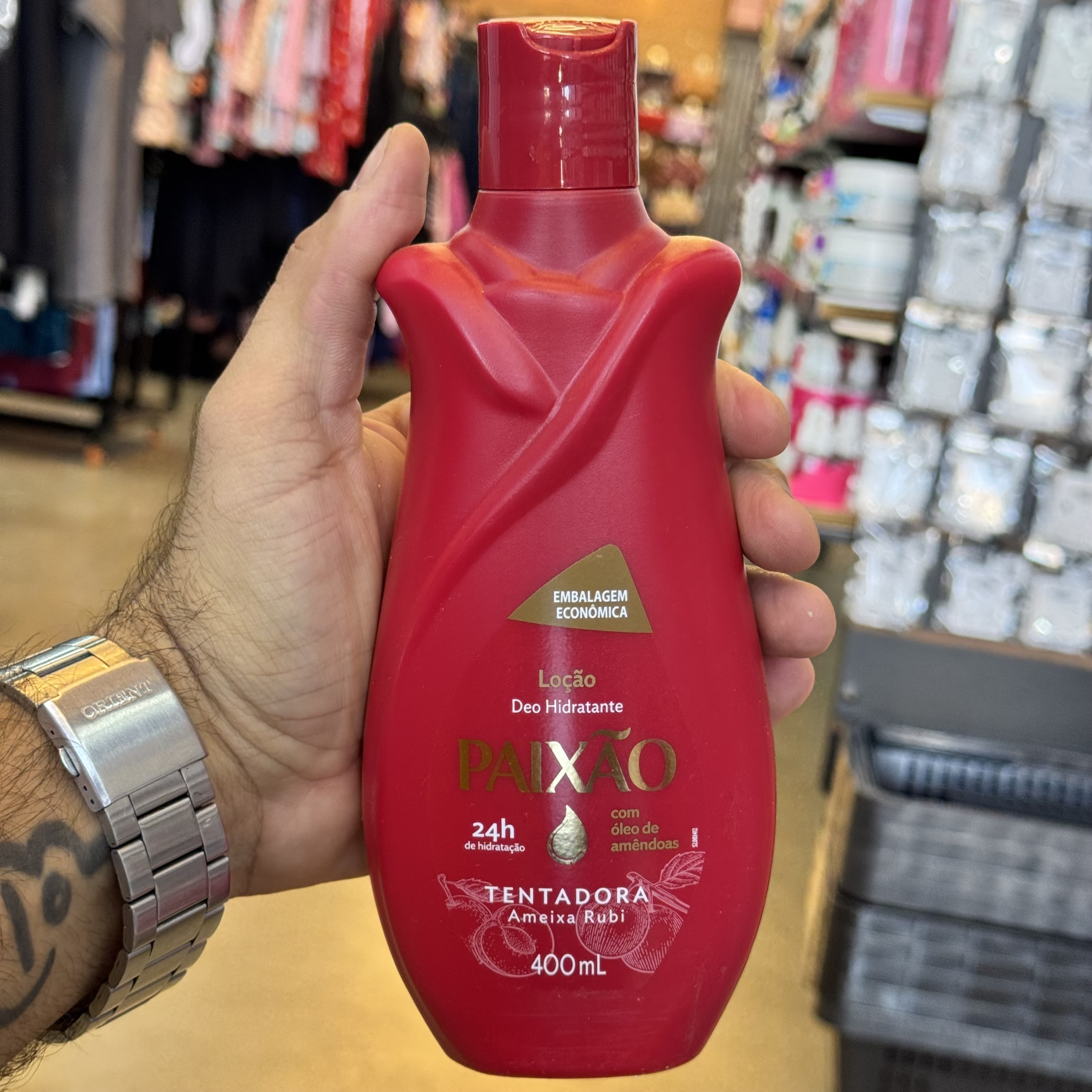 Loção Hidratante Paixão Ameixa Rubi 400ml