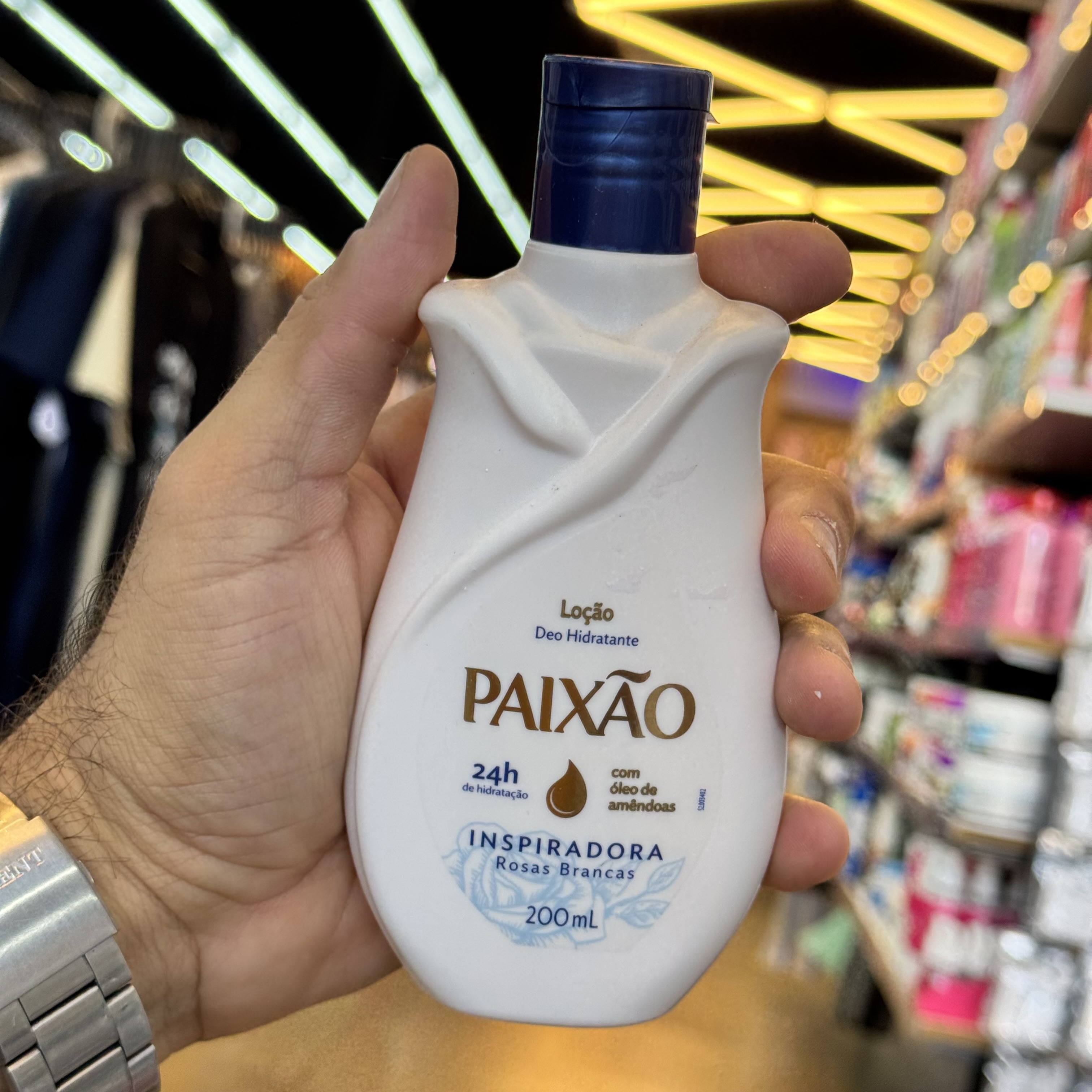 Loção Hidratante Paixão Rosas Brancas 200ml