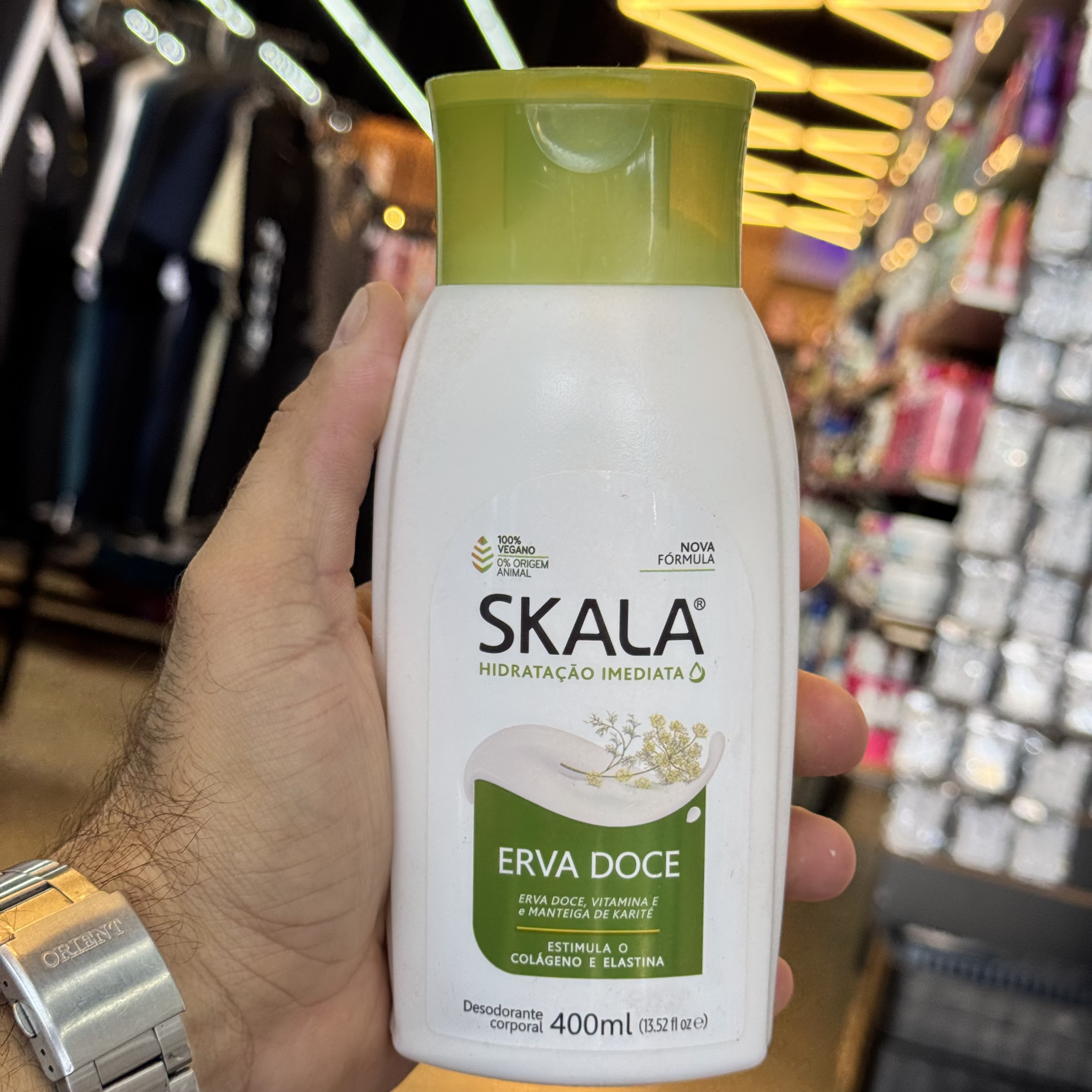 LOCAO HIDRATANTE SKALA ERVA DOCE 1X400ML