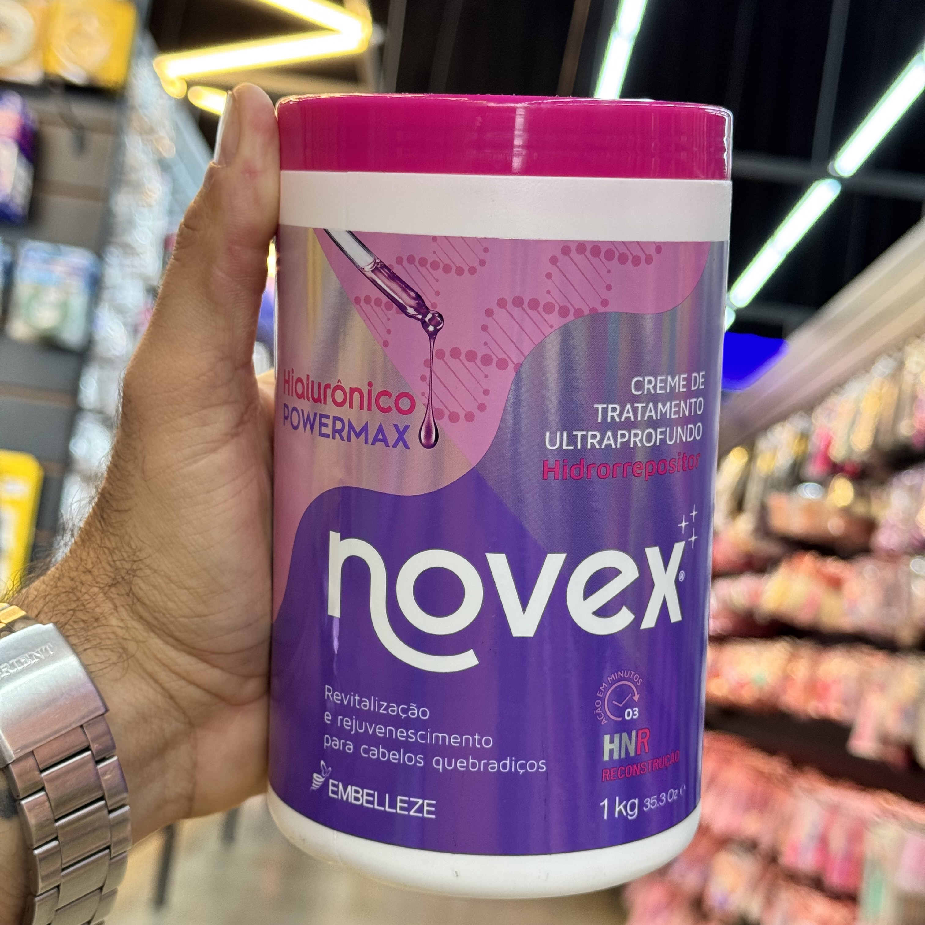 Máscara Capilar Novex Hialurônico Powermax 1kg