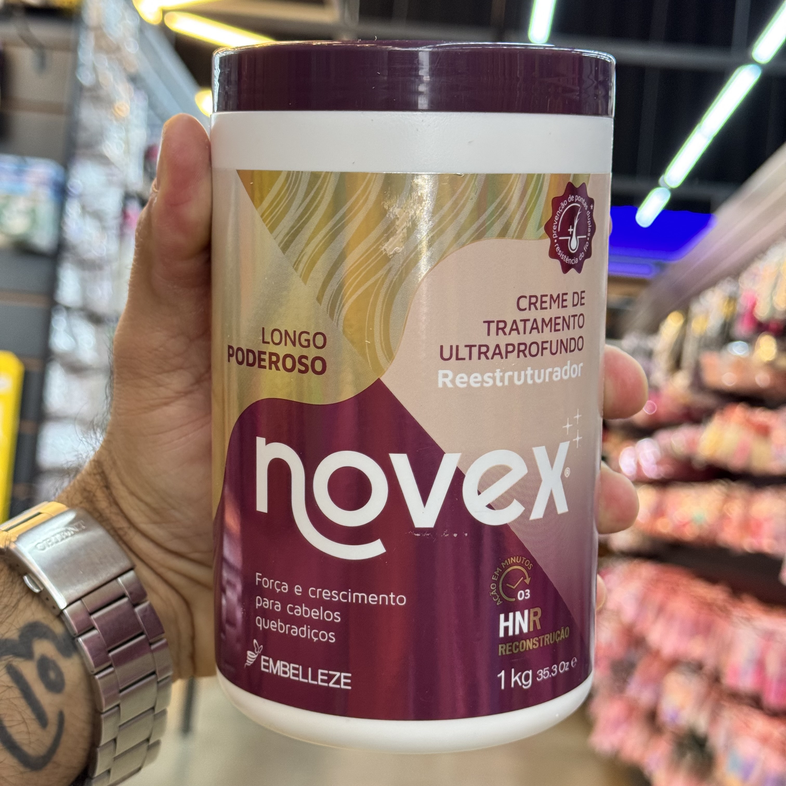 Máscara Capilar Novex Longo Poderoso 1kg