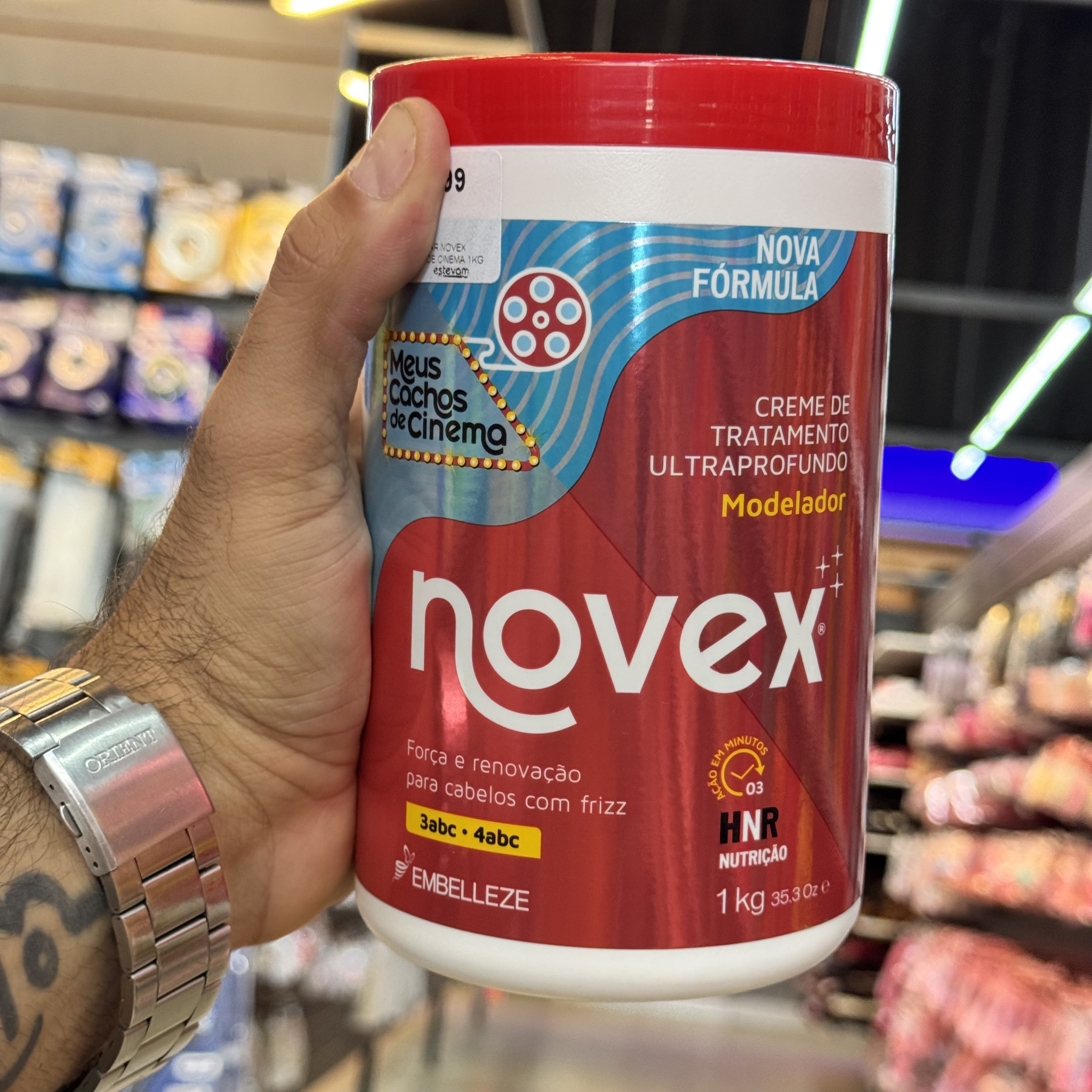 Máscara Capilar Novex Meus Cachos de Cinema 1kg