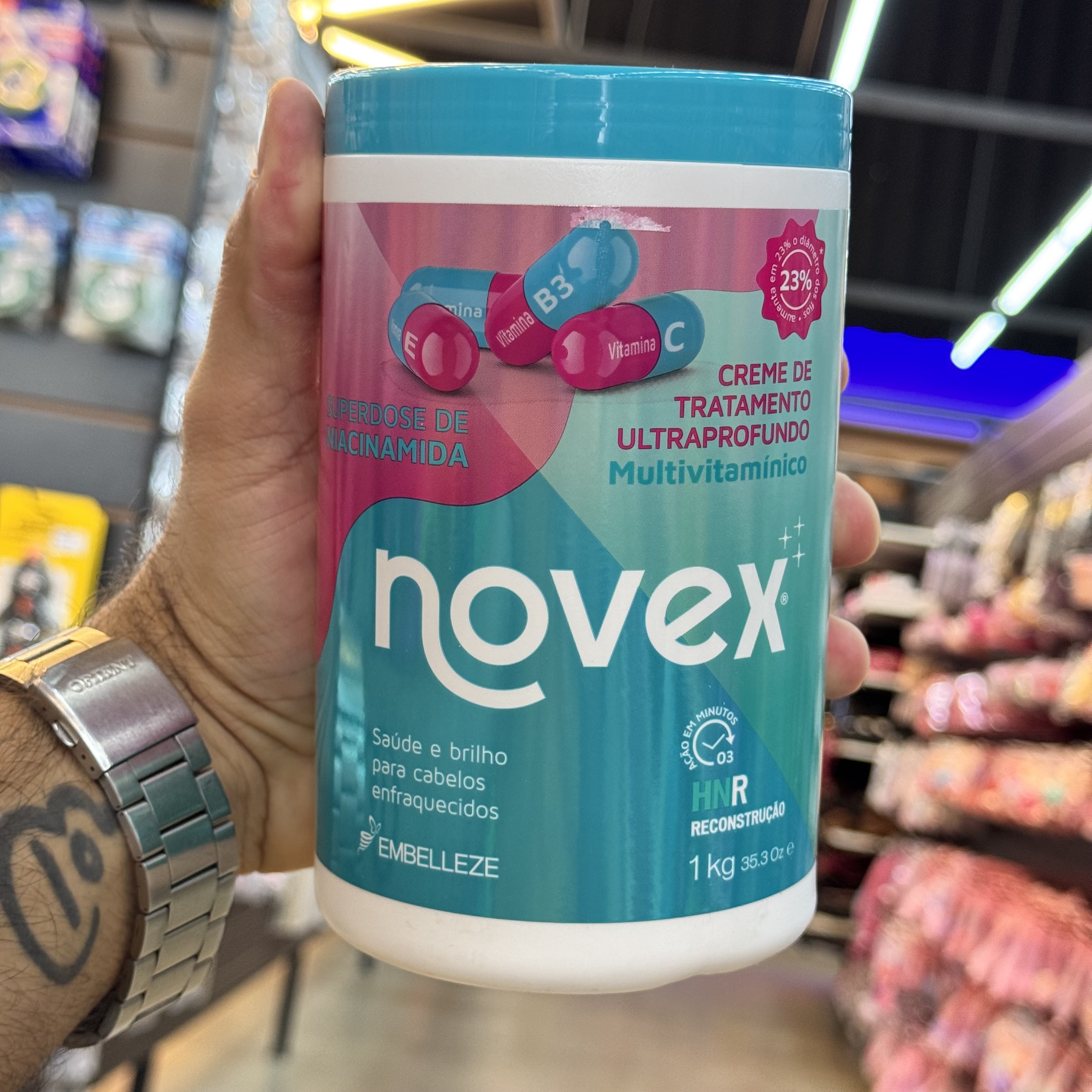 Máscara Capilar Novex Superdose de Niacinamida 1kg
