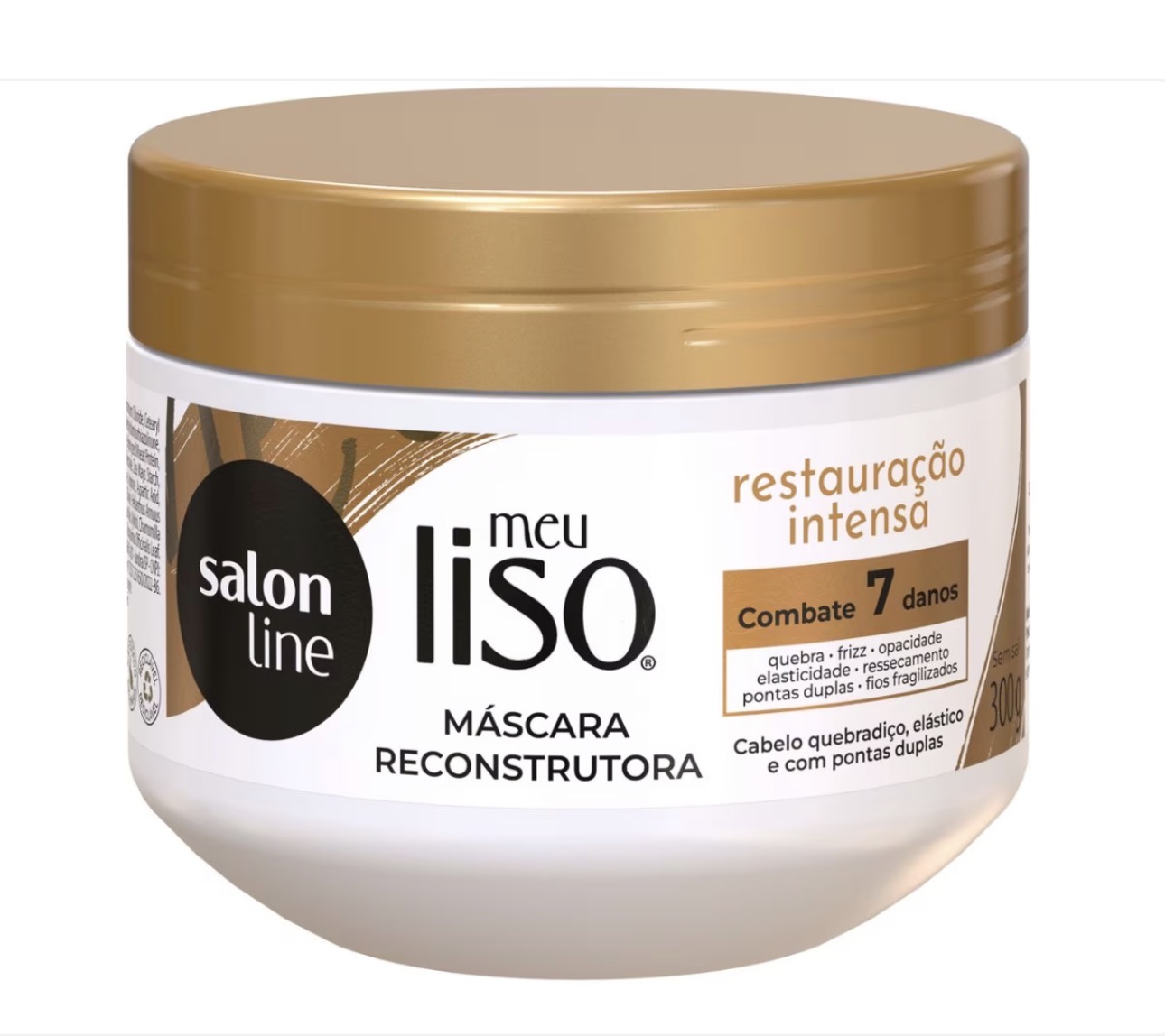 Máscara Capilar Salon Line Meu Liso Reconstutora 300g