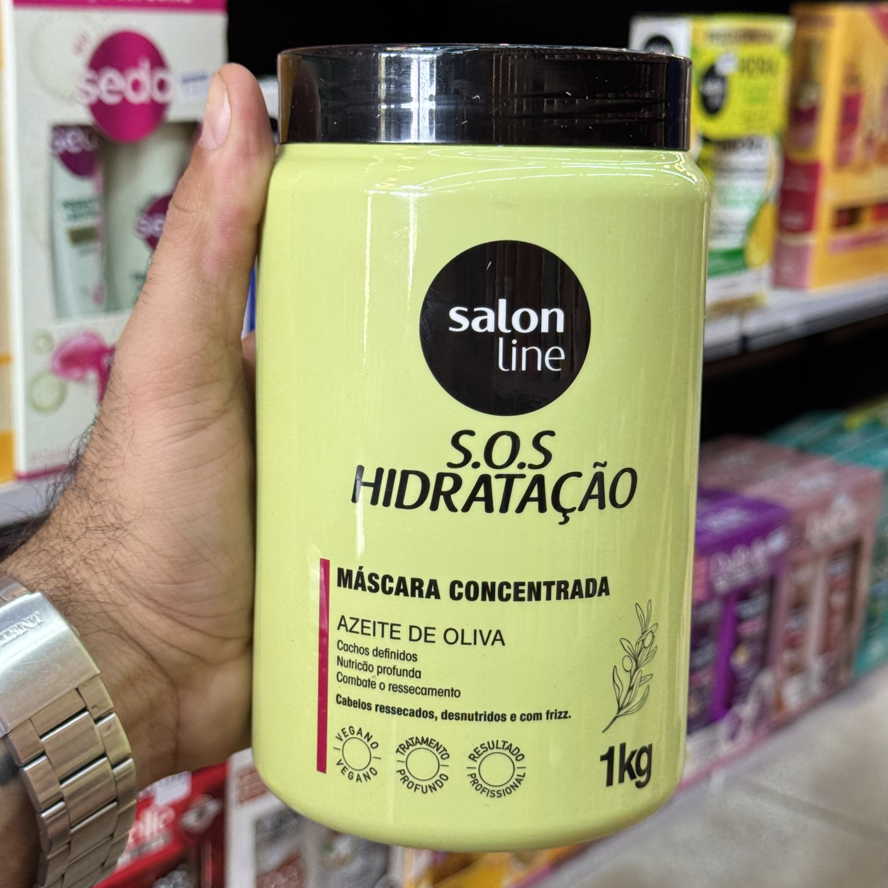 Máscara Capilar Salon Line SOS Azeite de Oliva 1kg