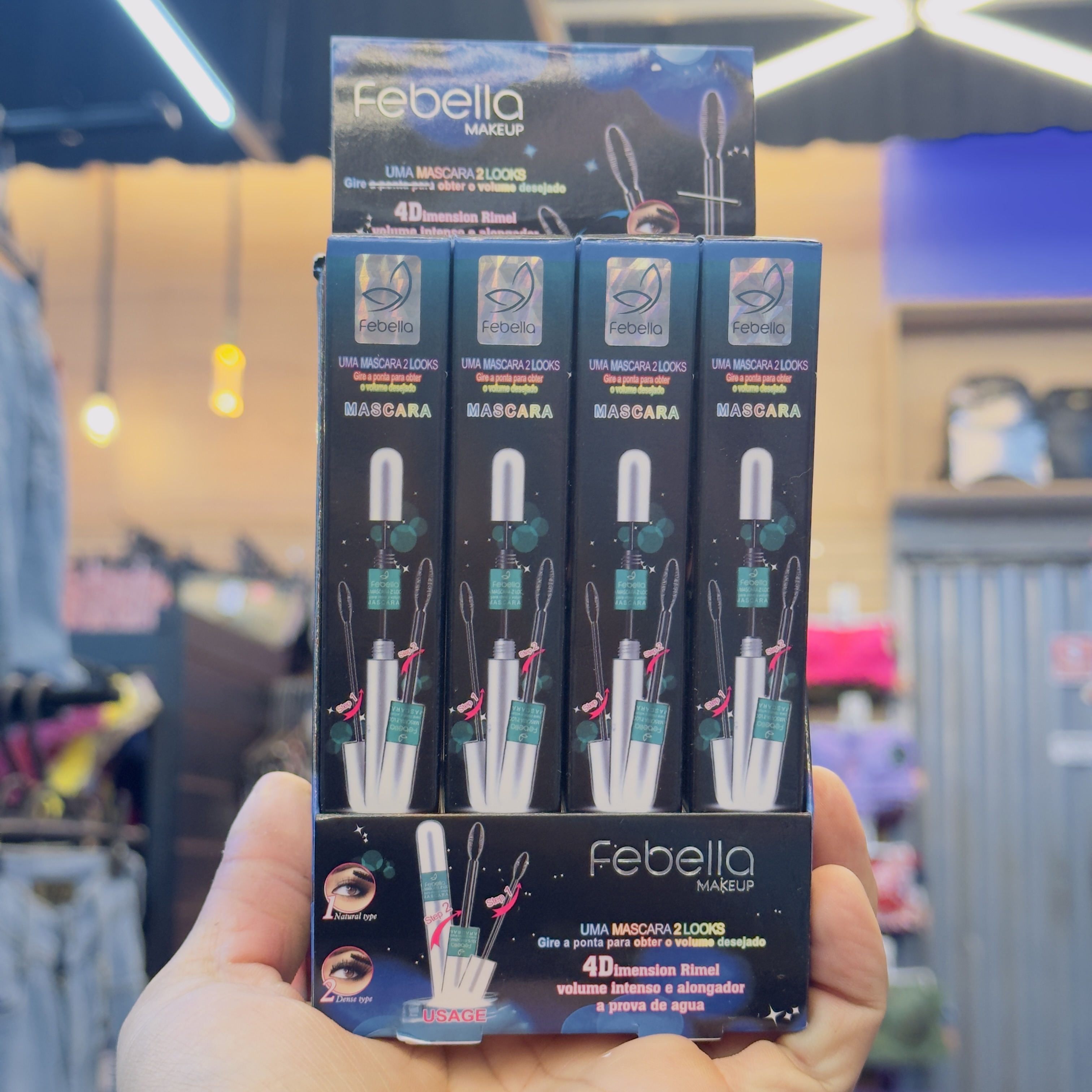 Mascara de Cilios 2 in 1 Febella MA3041