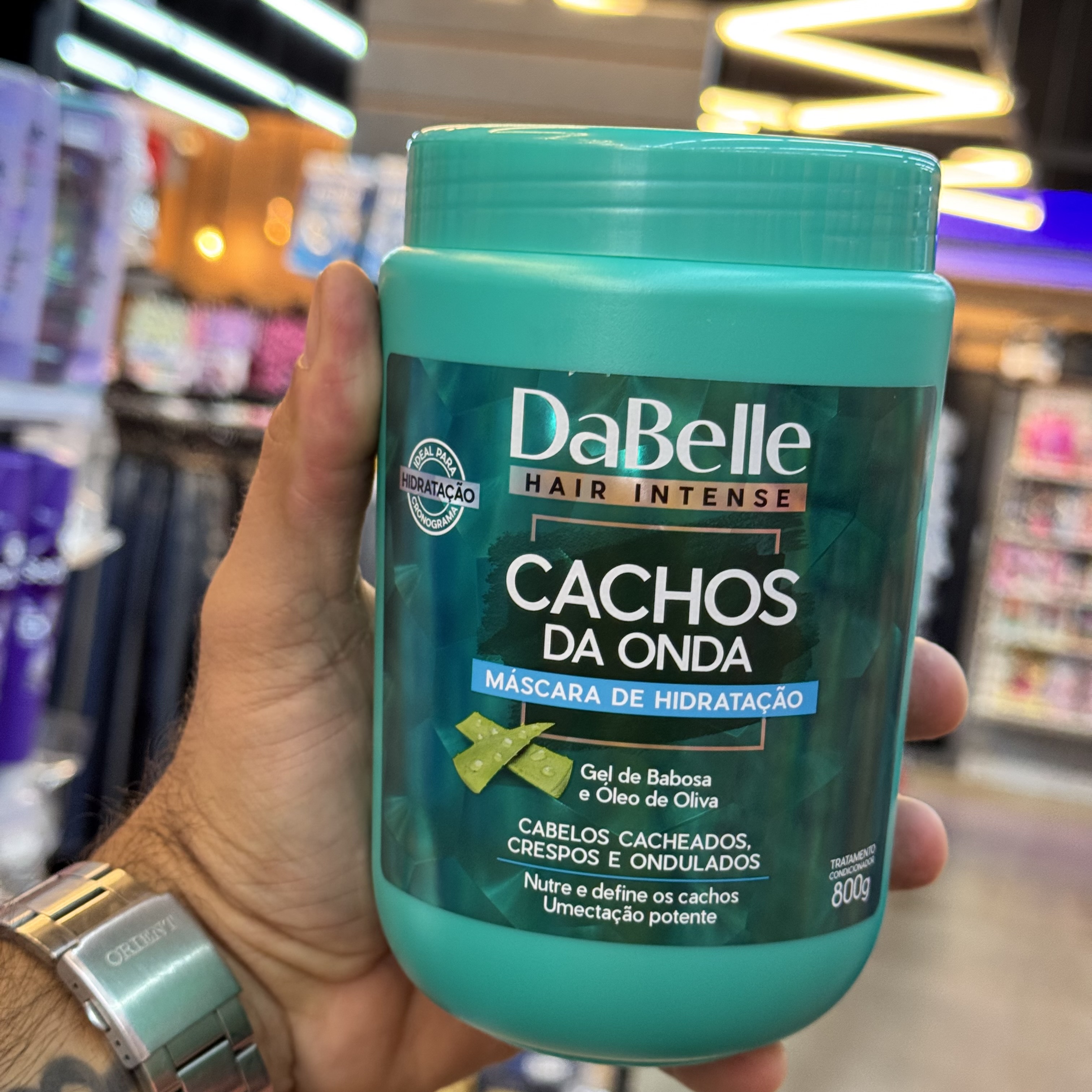 Máscara de Hiratação Dabelle Cachos da Onda 800g