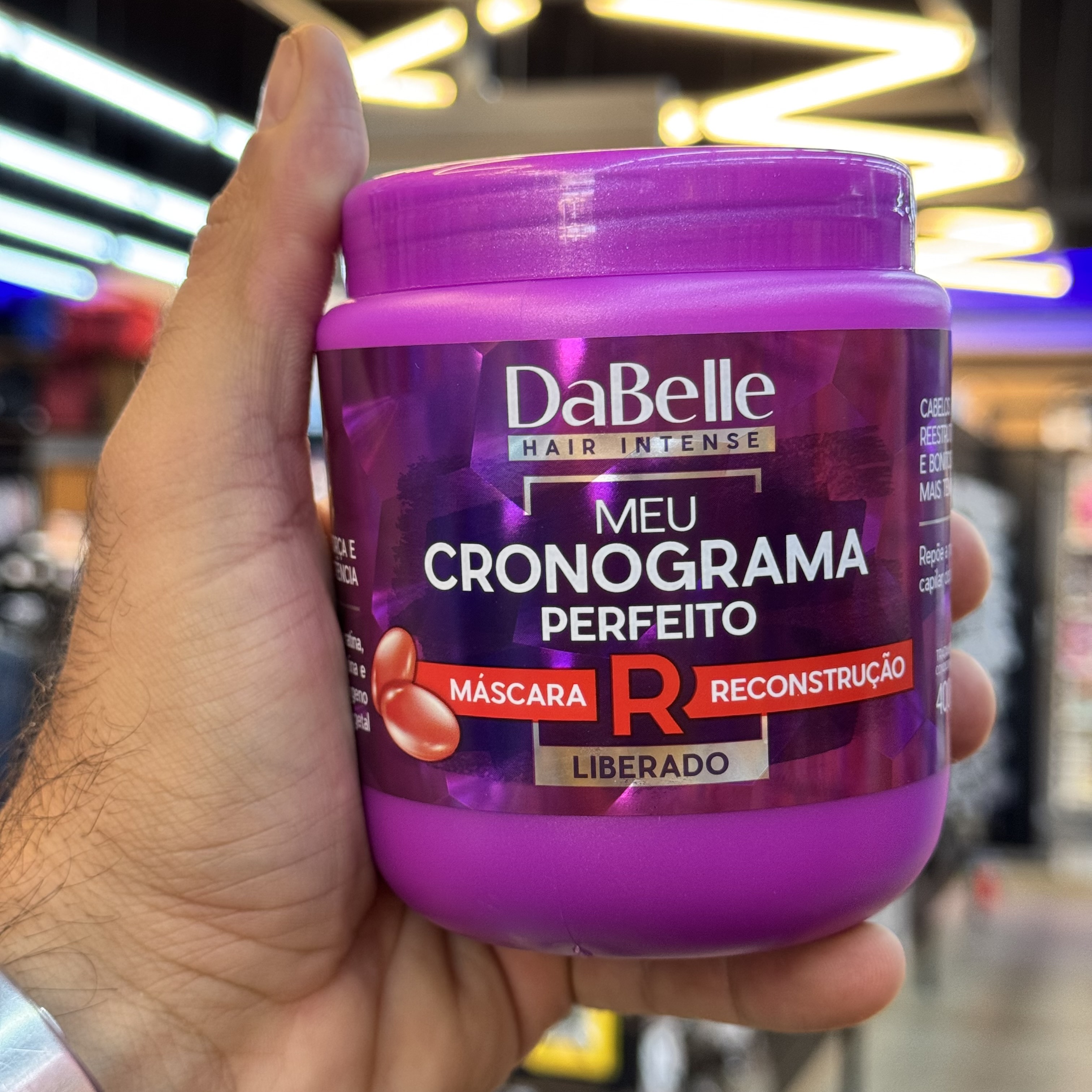 Máscara de Hiratação Dabelle Meu Crono Reconstruçâo 400g