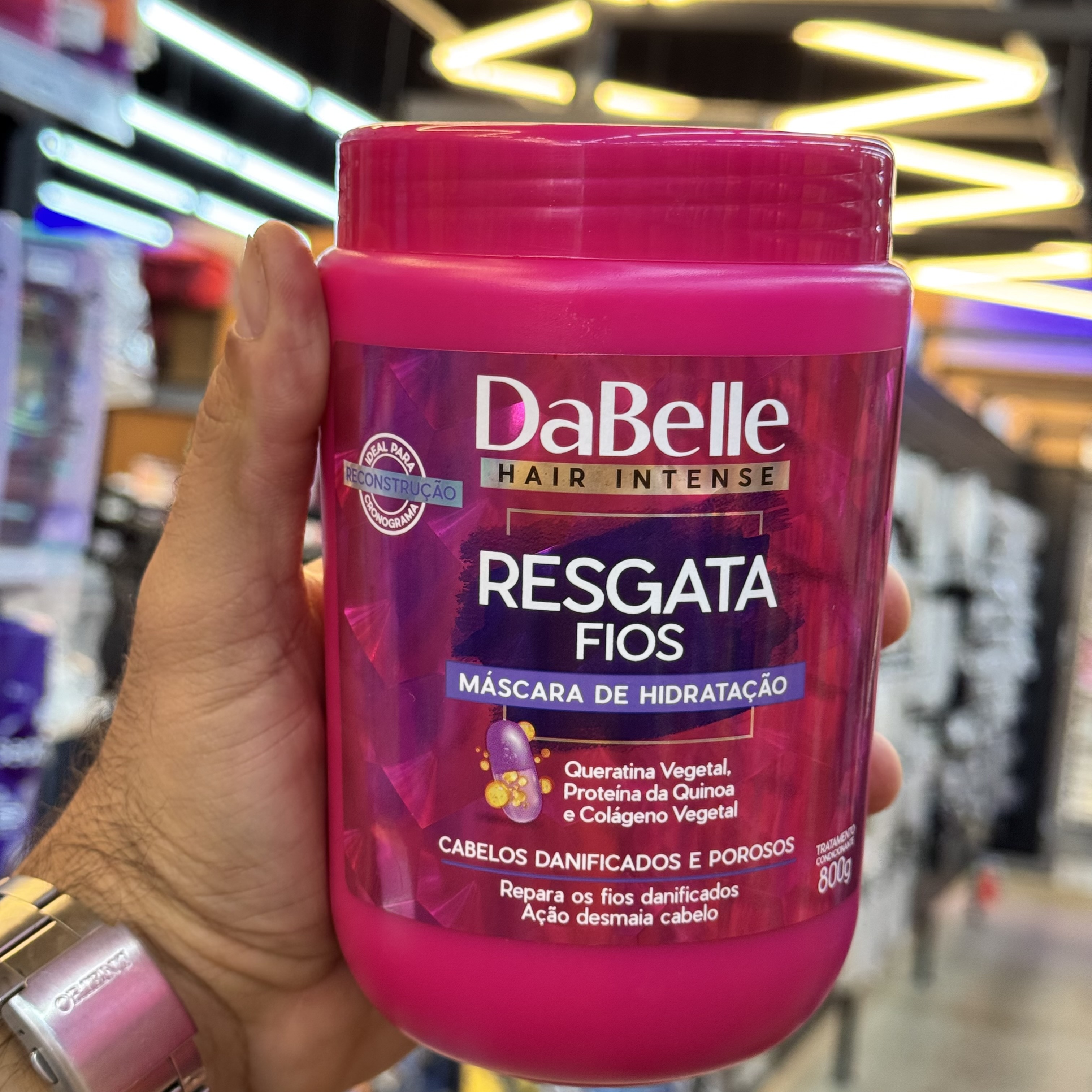 Máscara de Hiratação Dabelle Resgata Fios 800g