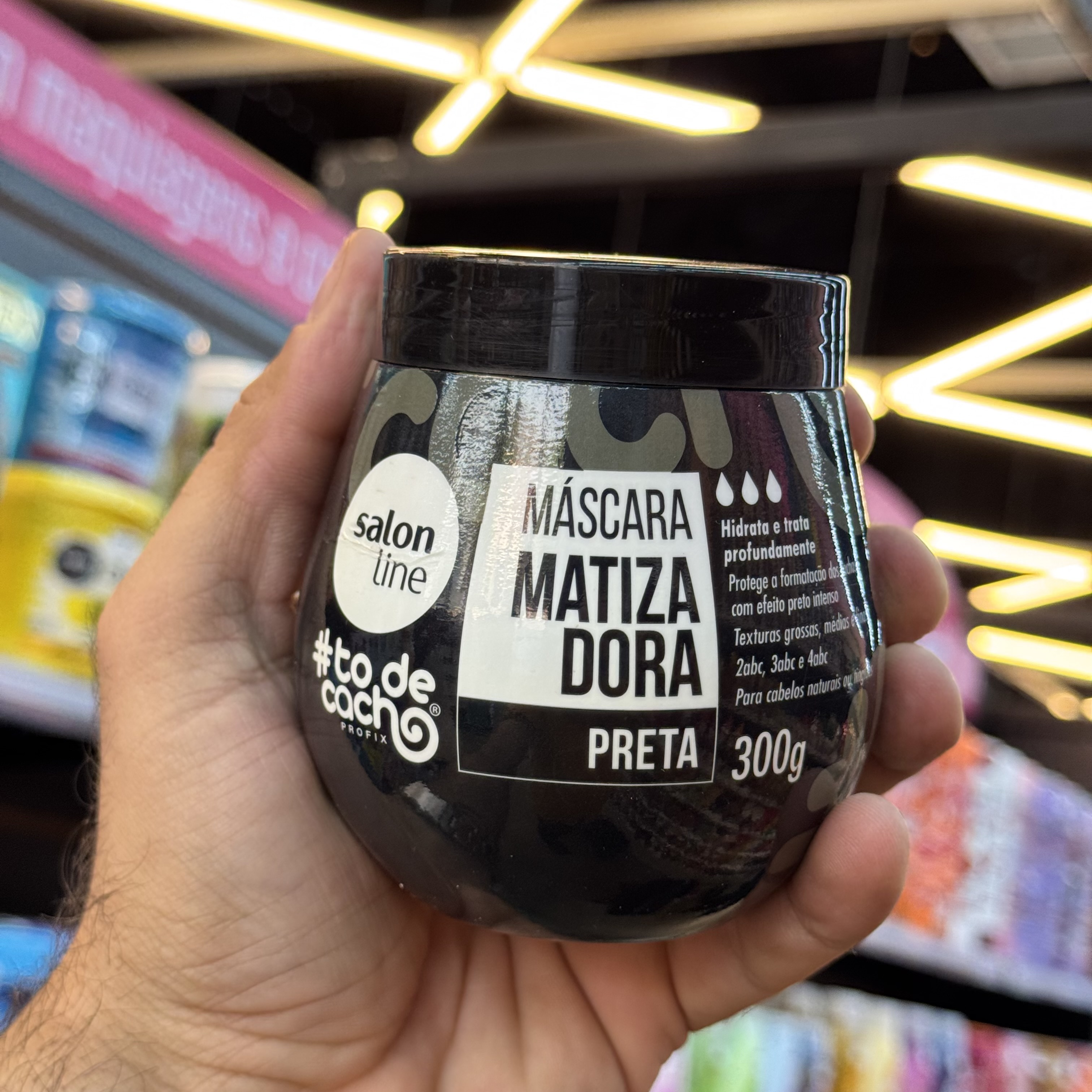 Matizador Salon Line 300g Todecacho Preto