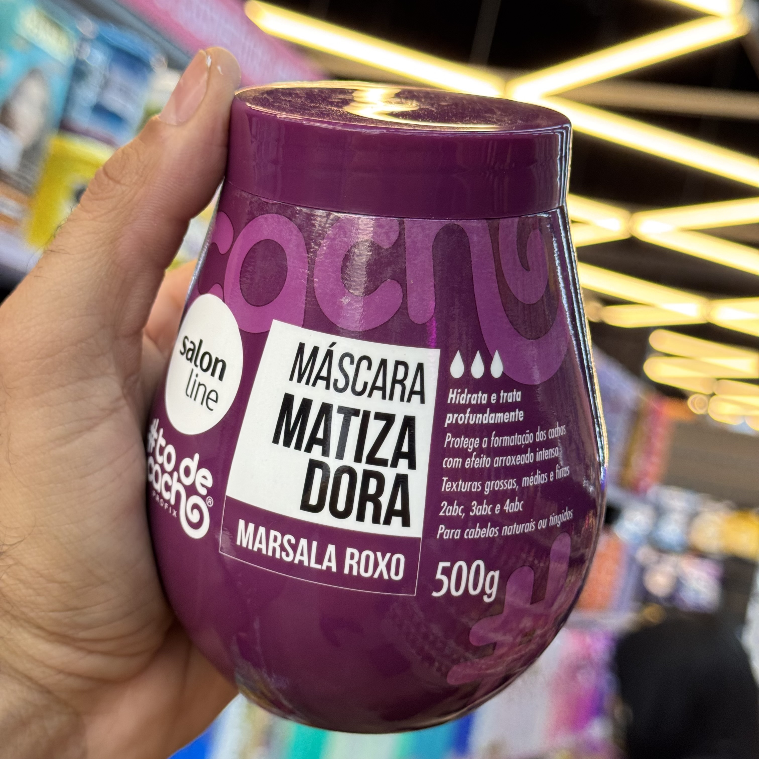 Matizador Salon Line 500g Todecacho Marsala Roxo
