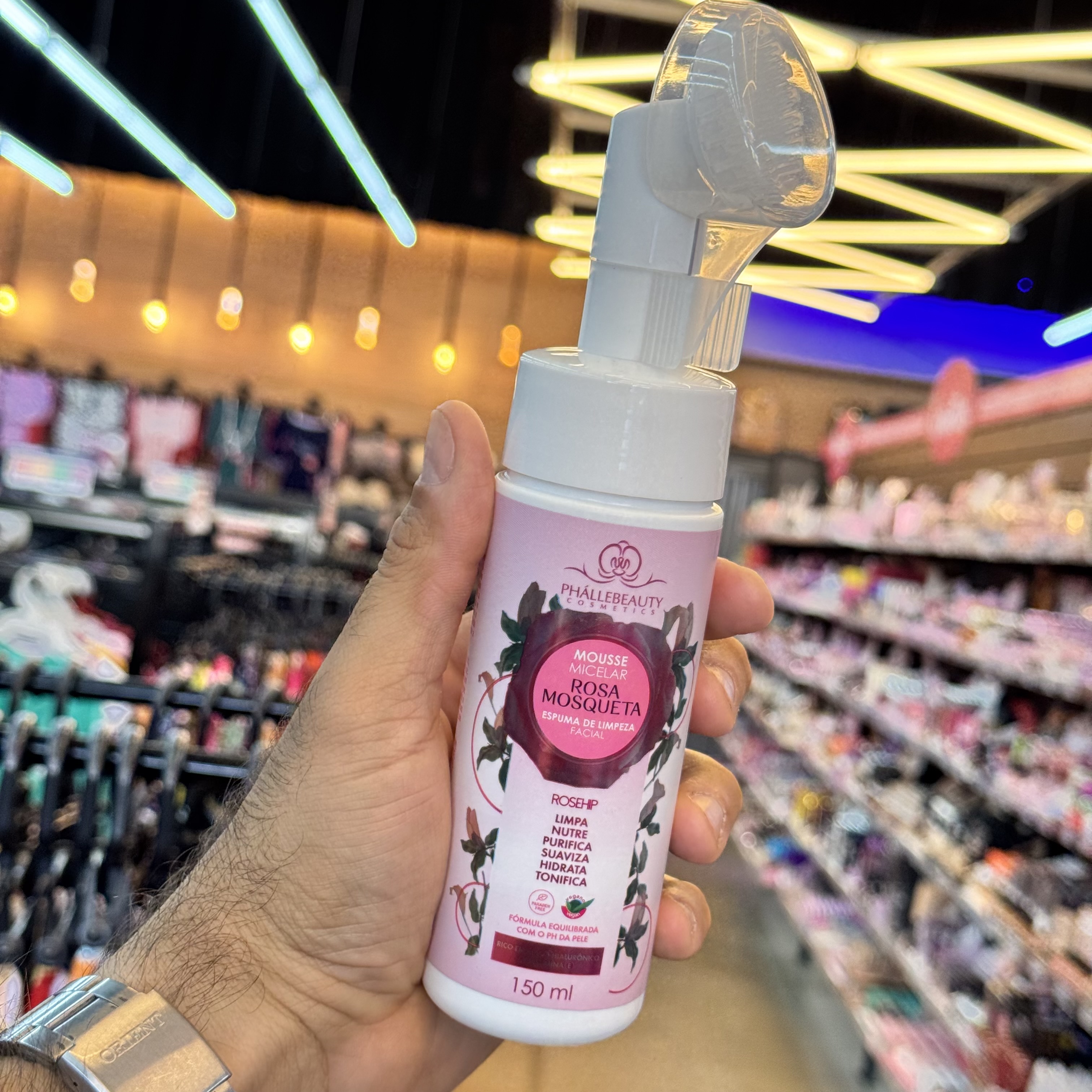 Mousse Micelar Rosa Mosqueta Phállebeauty PH0565