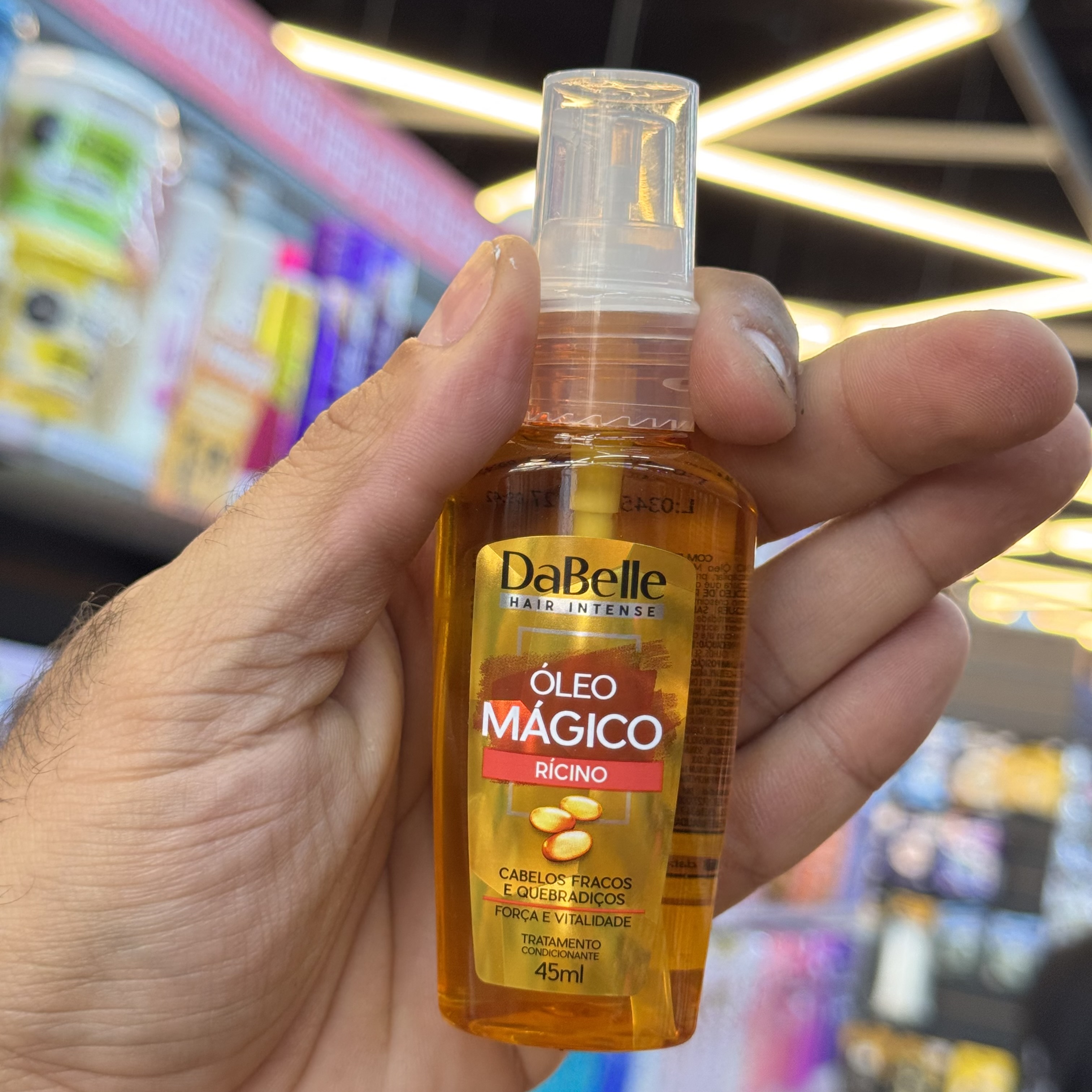 Óleo Capilar Dabelle Rícinio 45ml