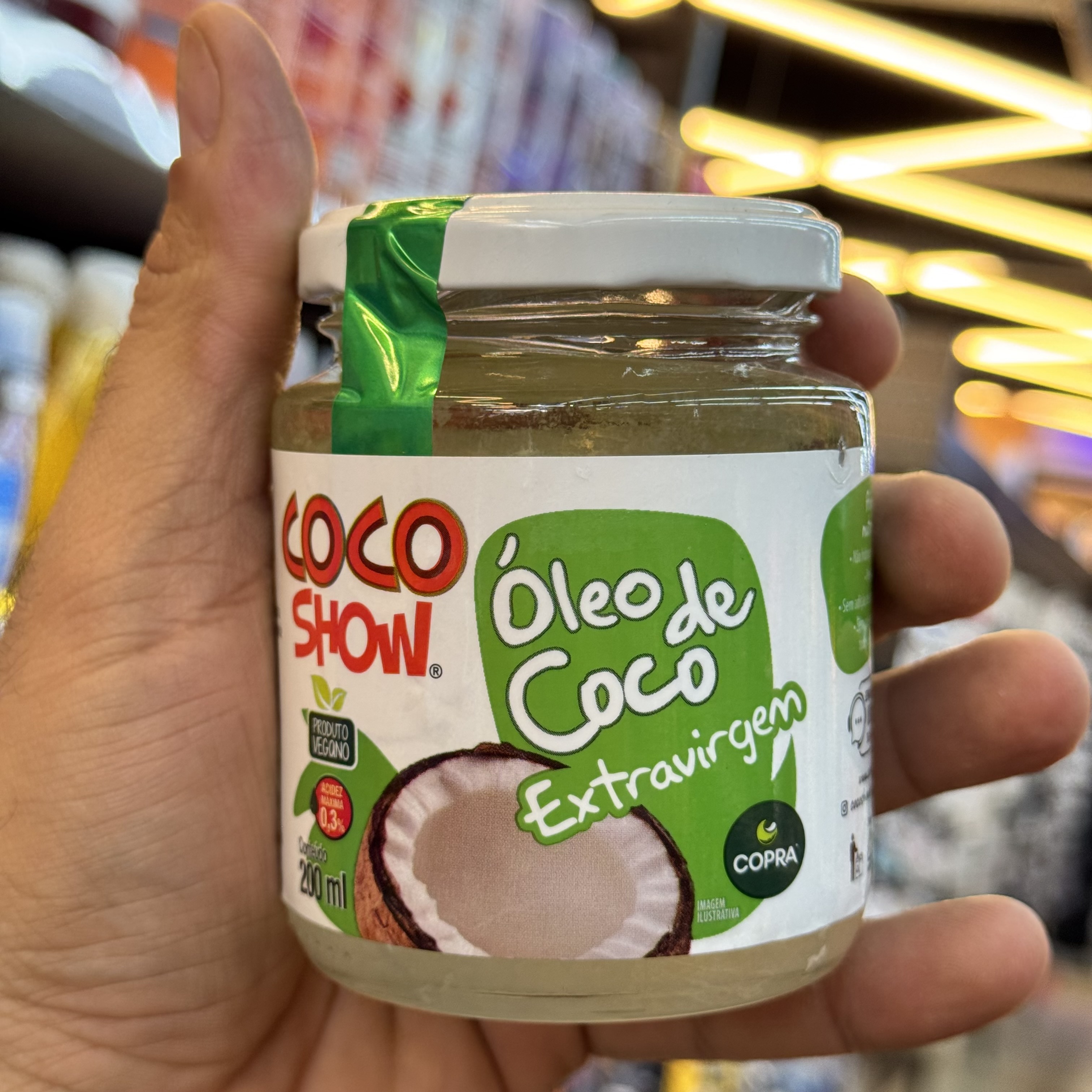 Óleo de Coco Extra Virgem Coco Show 200ml