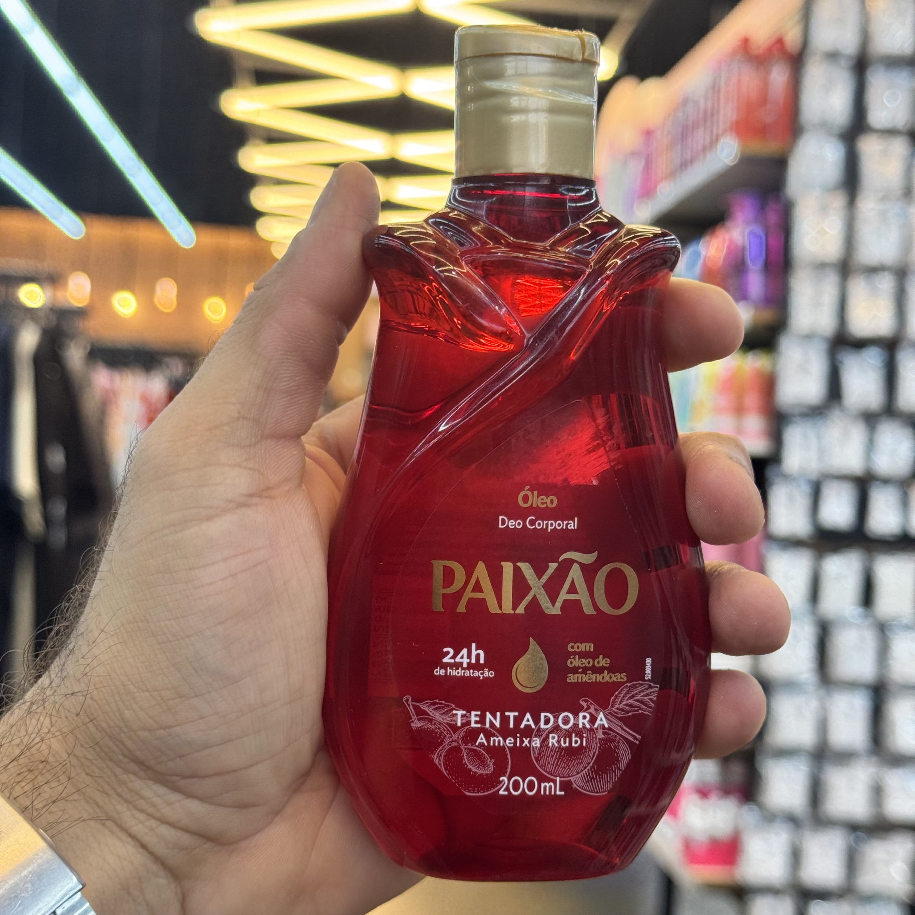 Óleo Pós Banho Paixão Ameixa Rubi 200ml