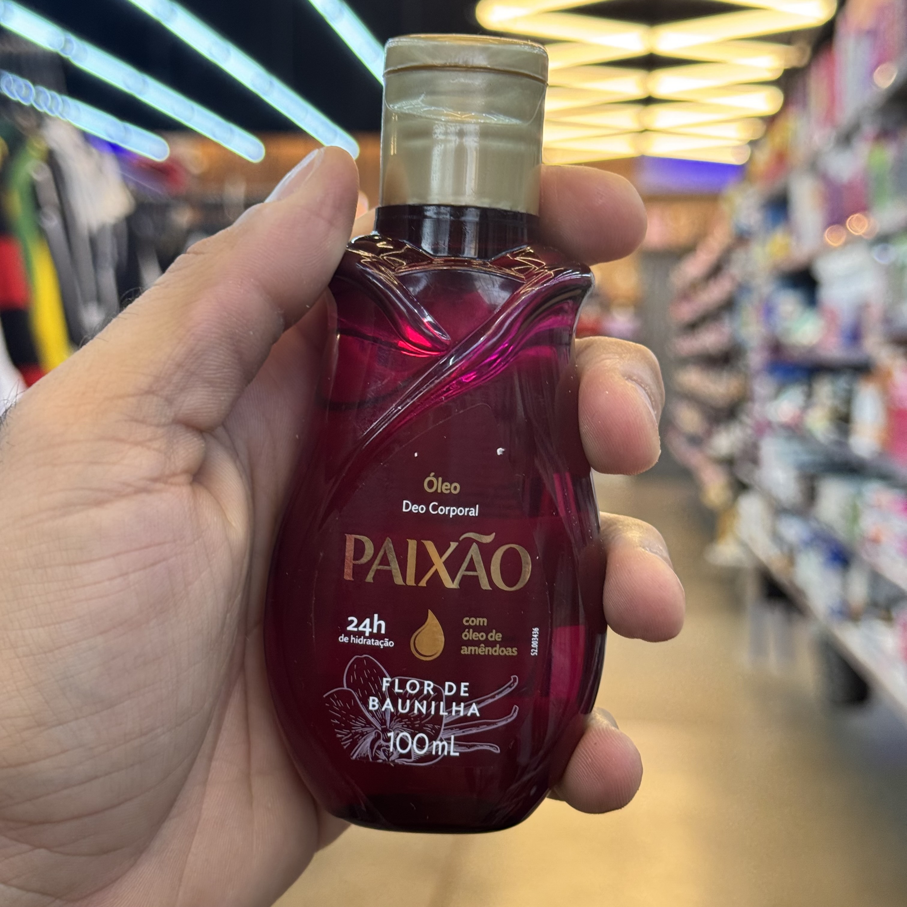 Óleo Pós Banho Paixão Flor de Baunilha 100ml