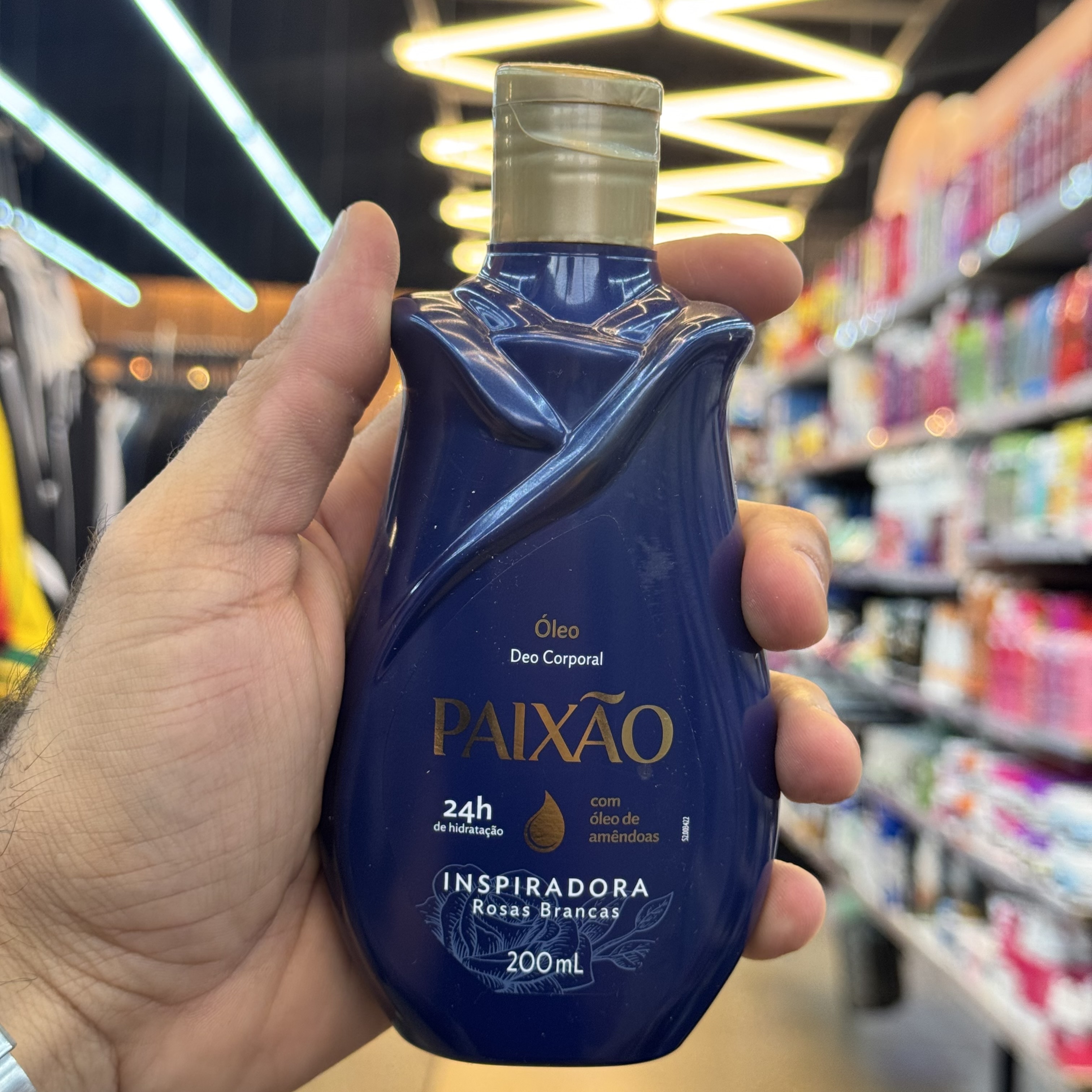 Óleo Pós Banho Paixão Rosas Brancas 200ml