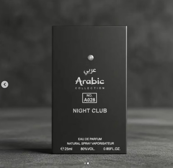 Perfume Arabe Night Club A028 25ml PROMOÇÃO