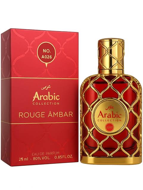 Perfume Arabe Rouge Âmbar A0026 25ml