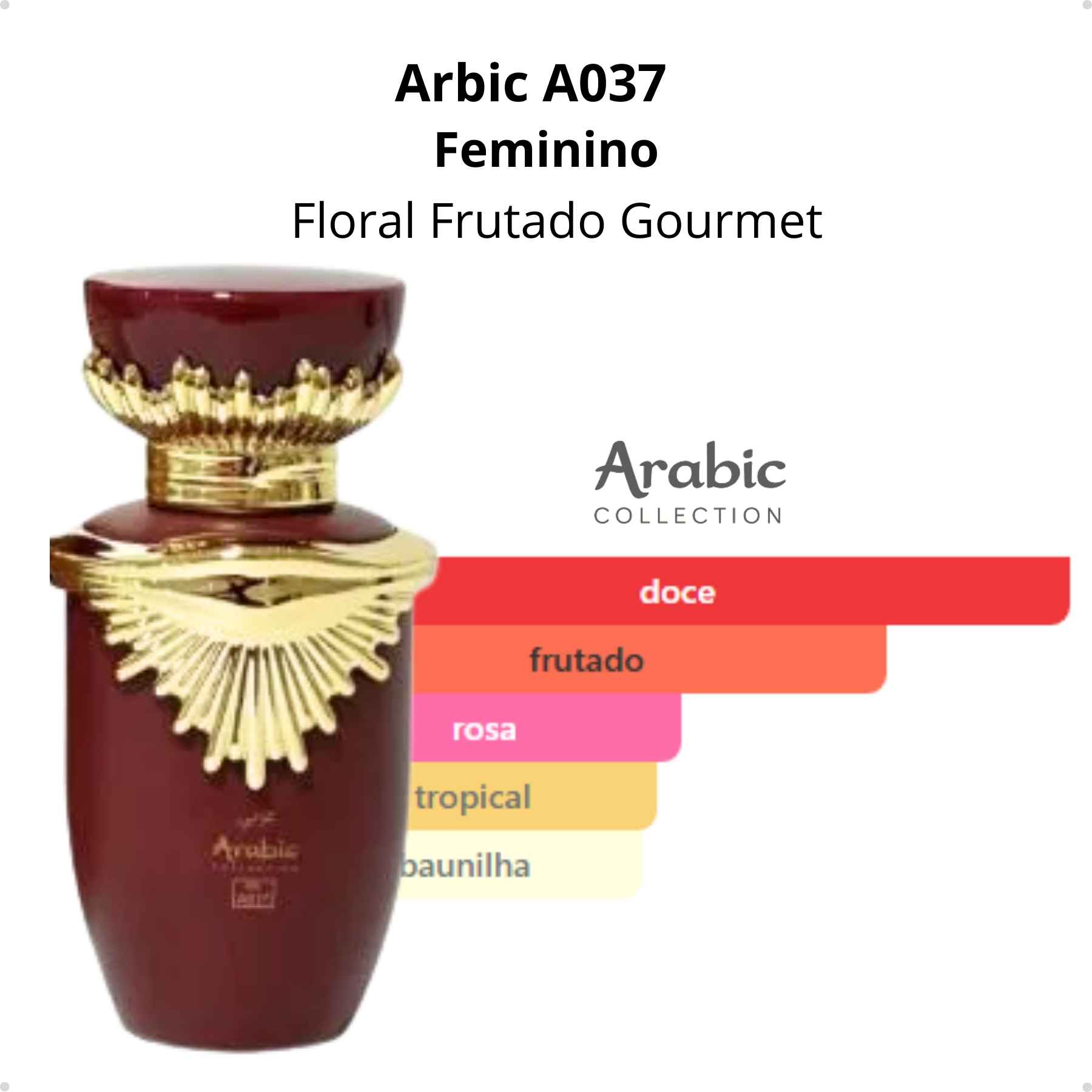 Perfume Arabe Sakeena A037 25ml PROMOÇÃO