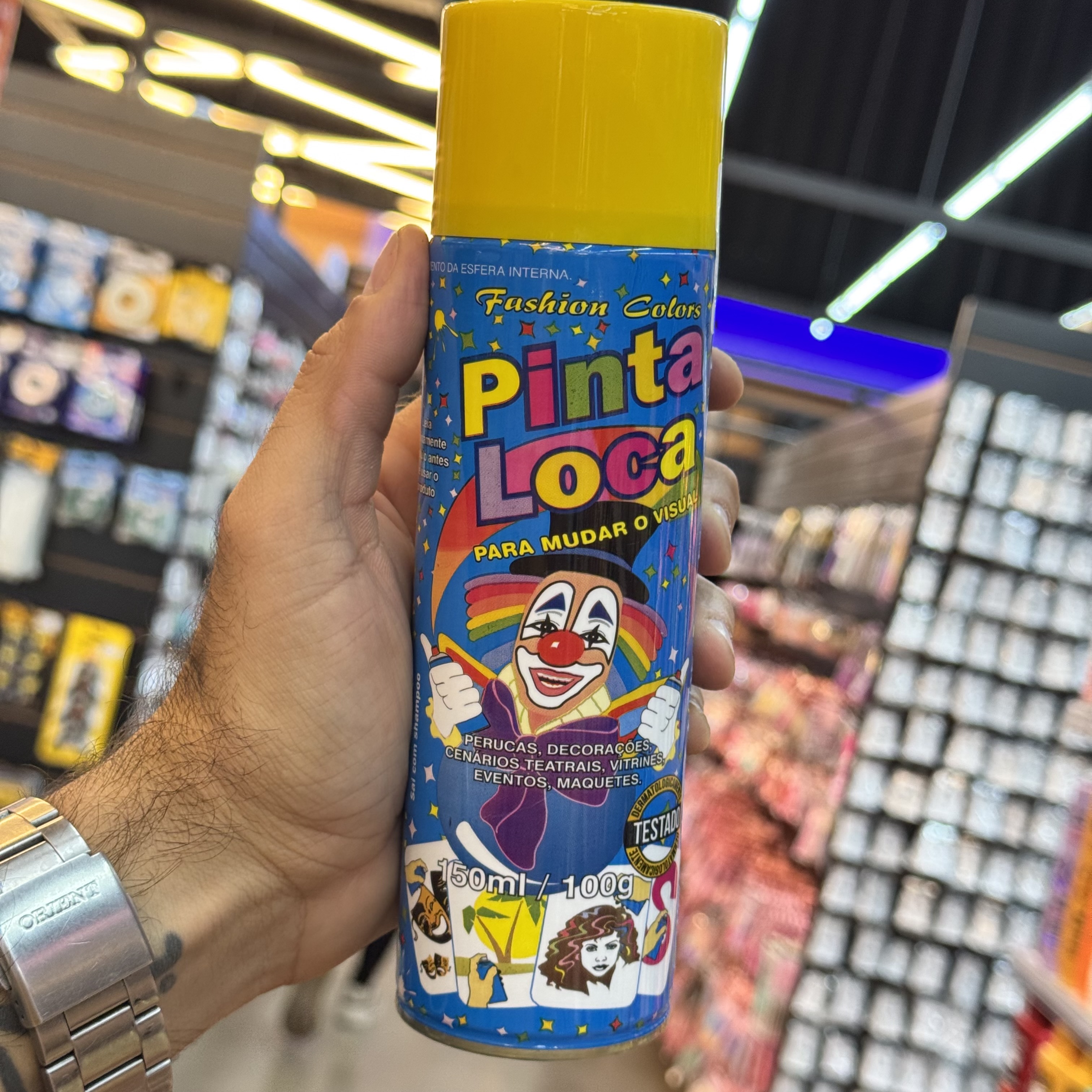 Pinta Loca Tinta Para Cabelo Amarelo 150ml
