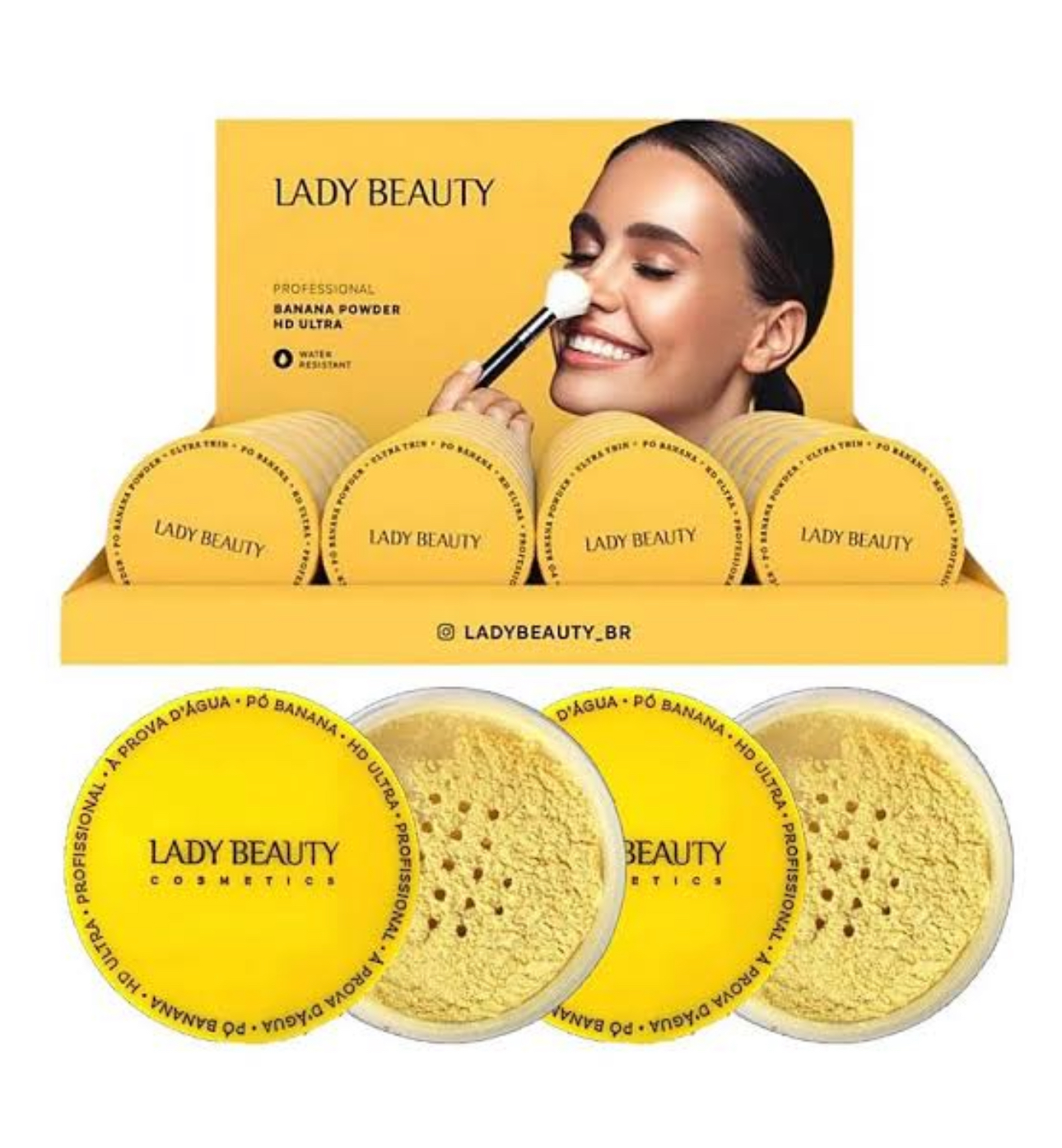 Pó de Banana Lady Beauty 15g