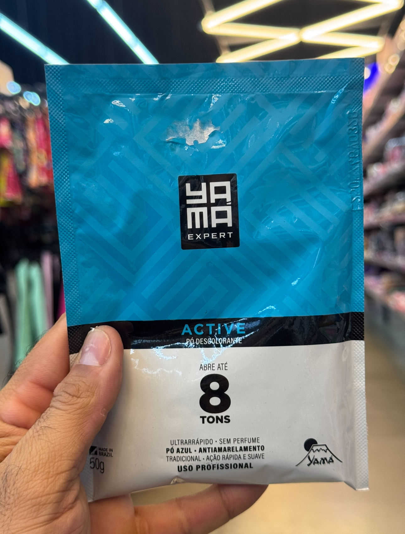 Pó Descolorante Active 50g Ya Ma Tradicional Expert