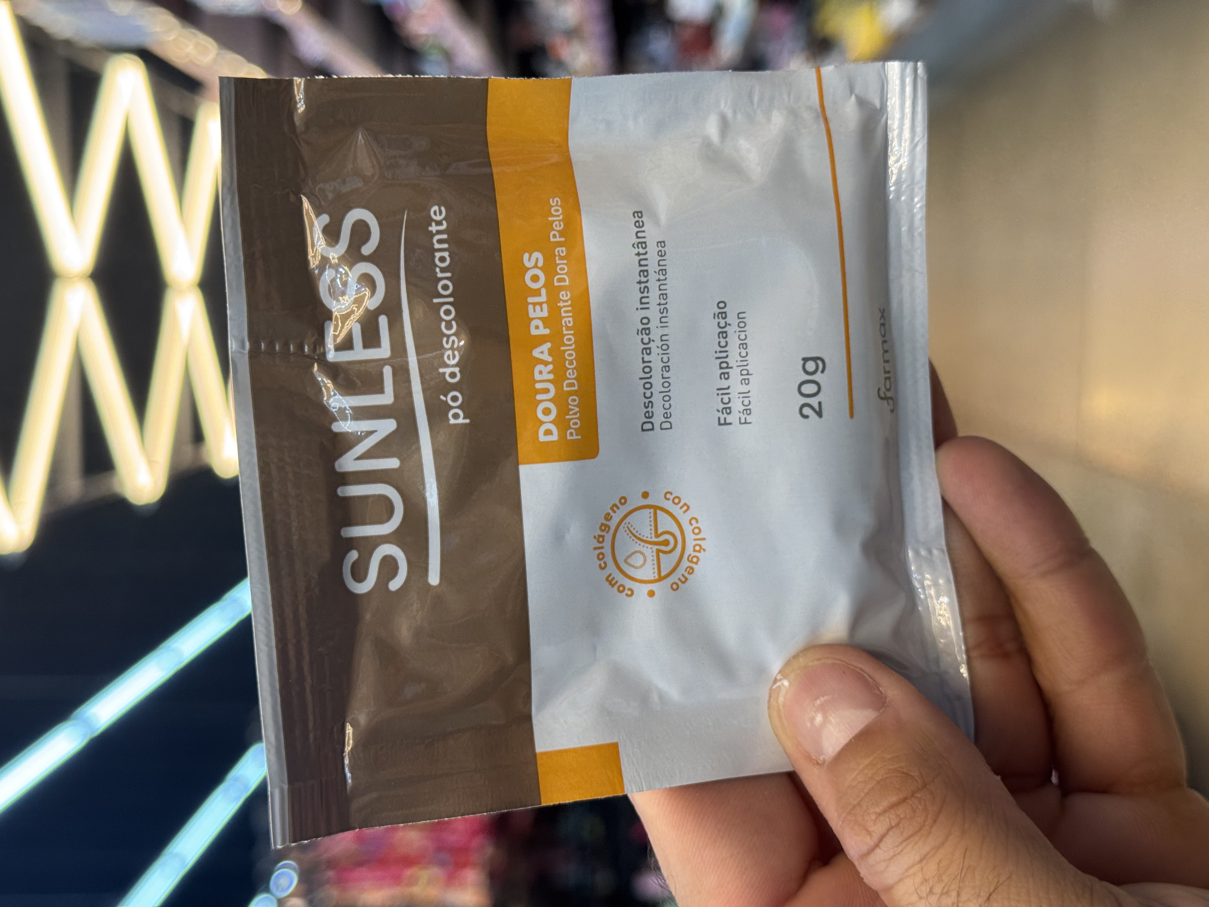 Pó Descolorante Sunlless Farmax 20g