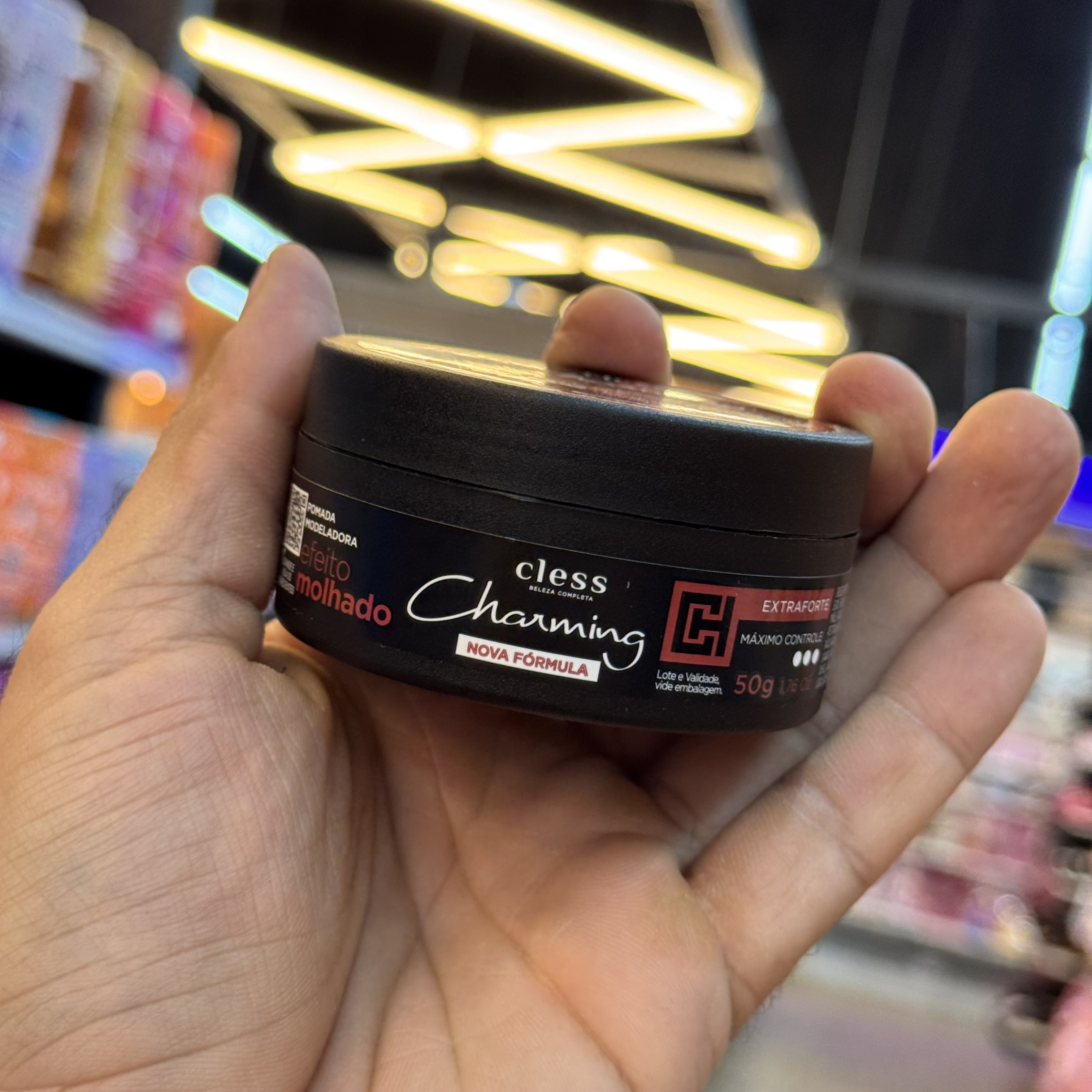 Pomada Capilar Modeladora Efeito Molhado 50g Charming