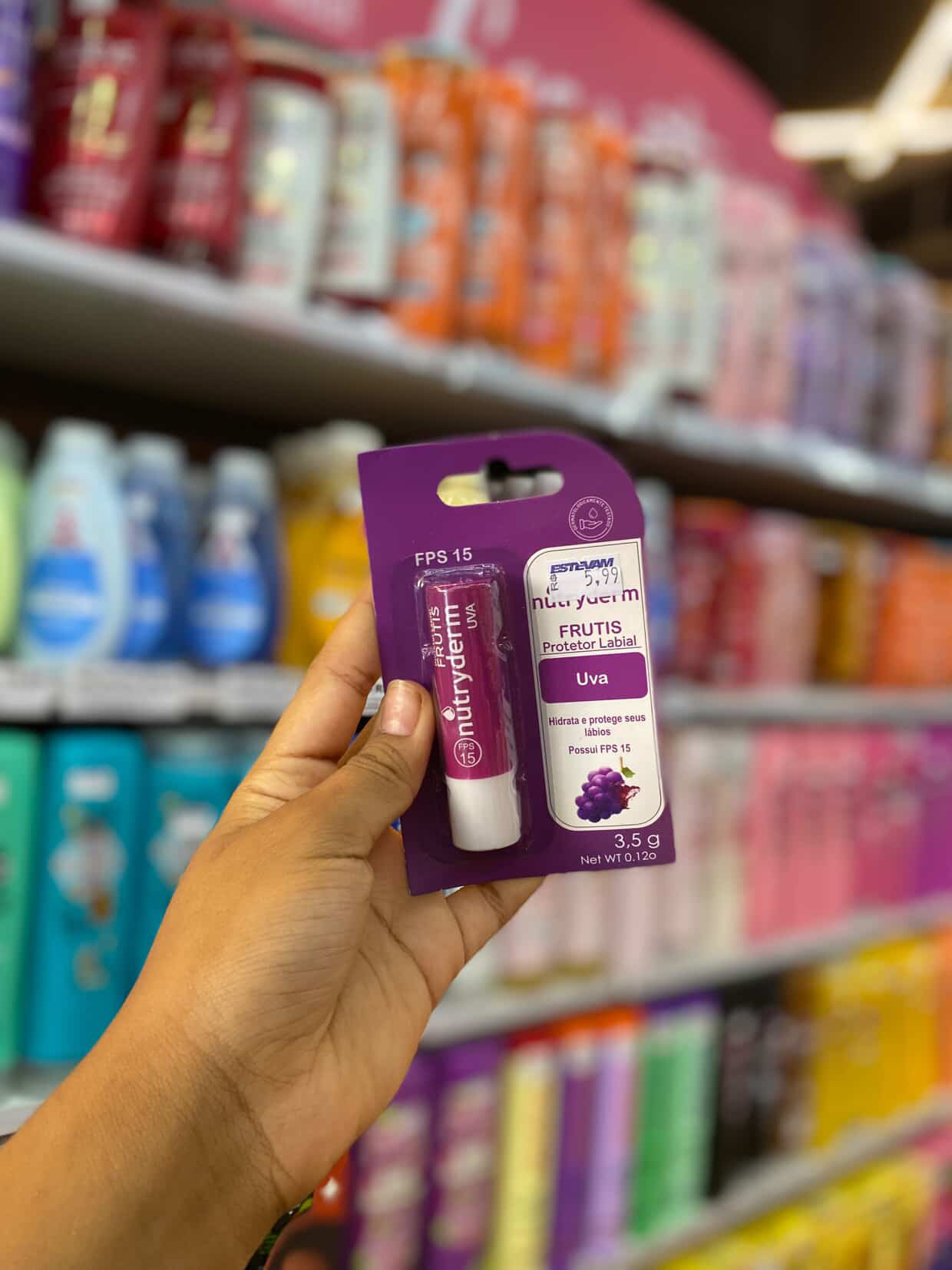 Protetor Labial Nutryderm Uva 3,5g