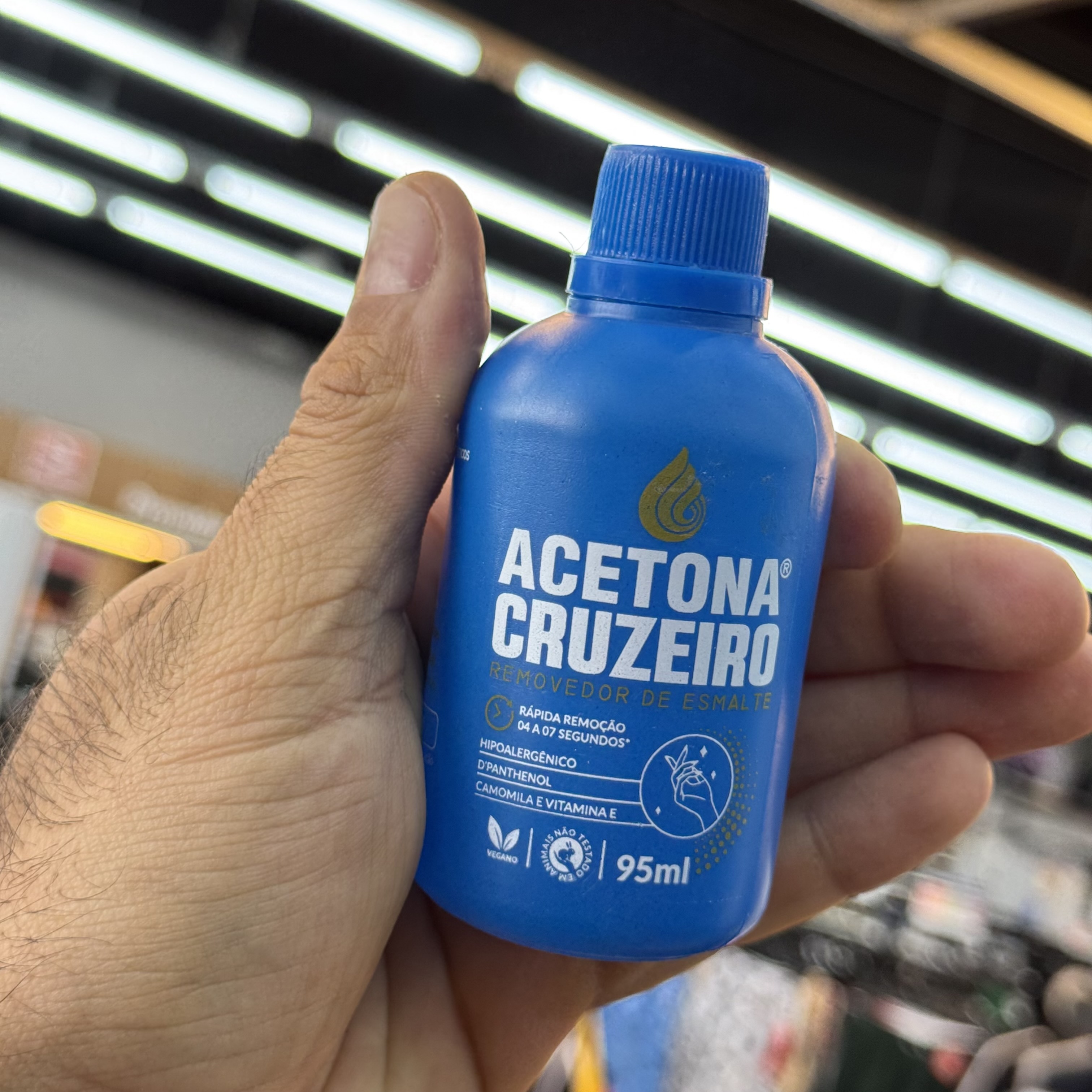 Removedor de Esmalte Acetona Cruzeiro 95ml