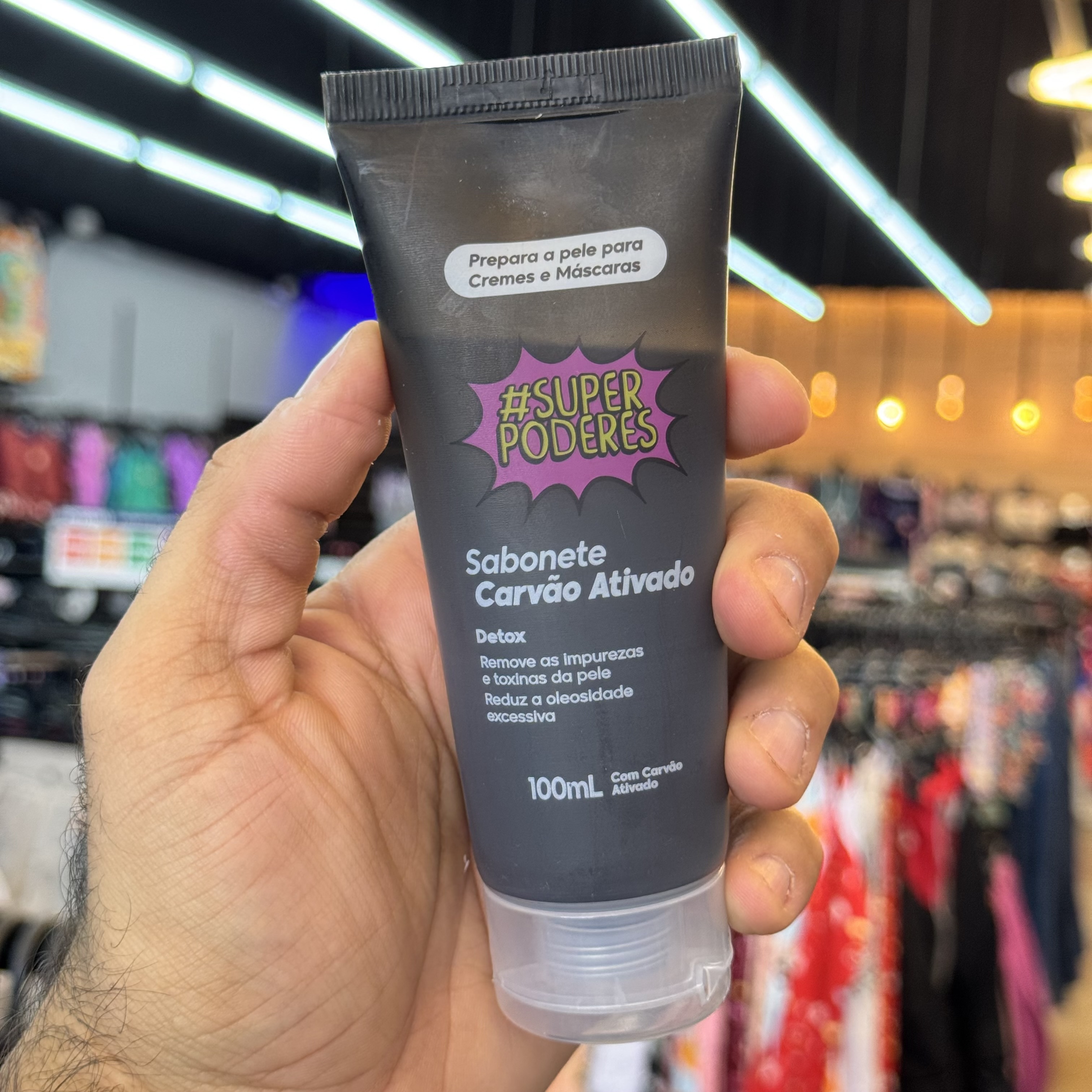 Sabonete Carvao Ativado Pos-make 100ml super poderes