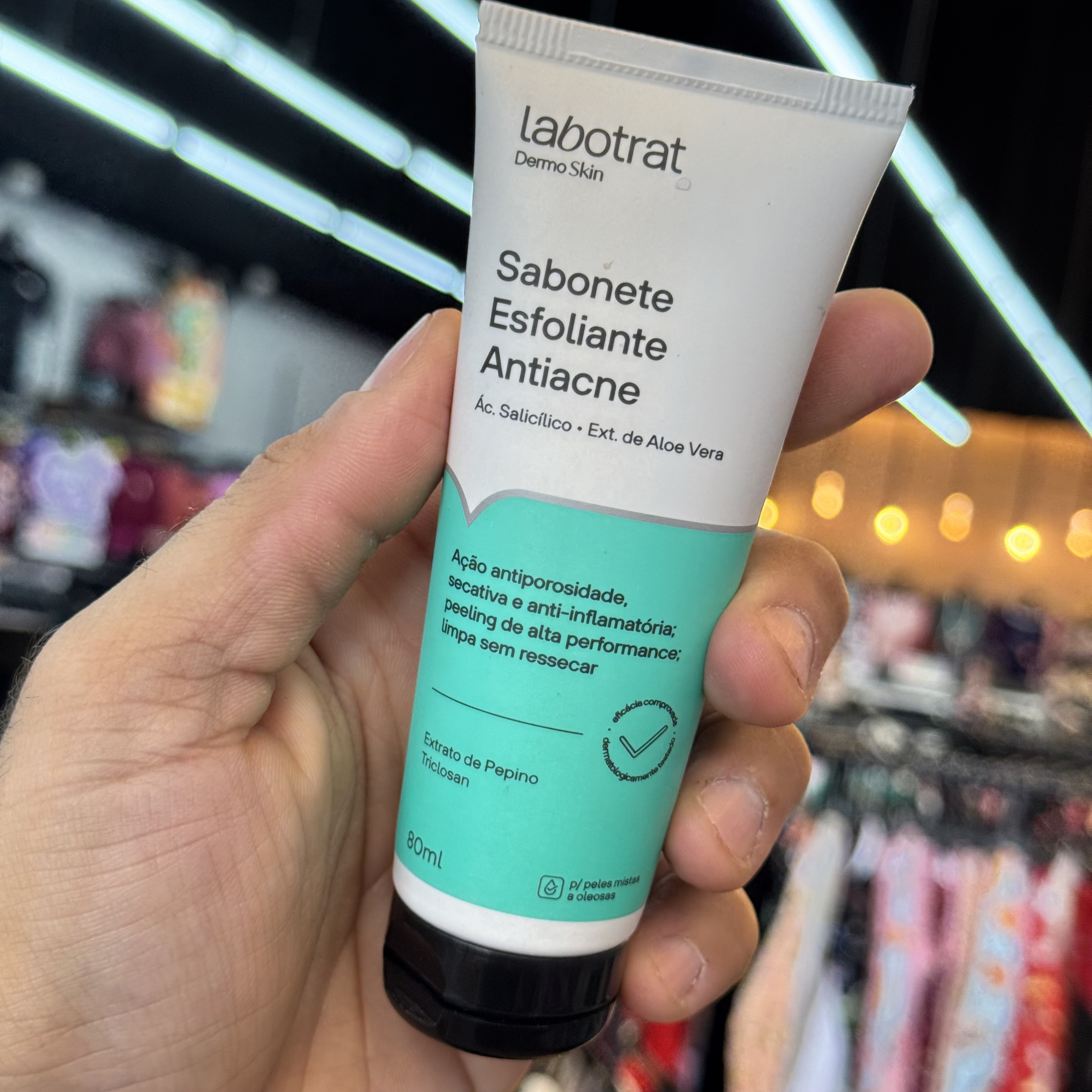 Sabonete Esfoliante Antiacne Labotrat 80ml