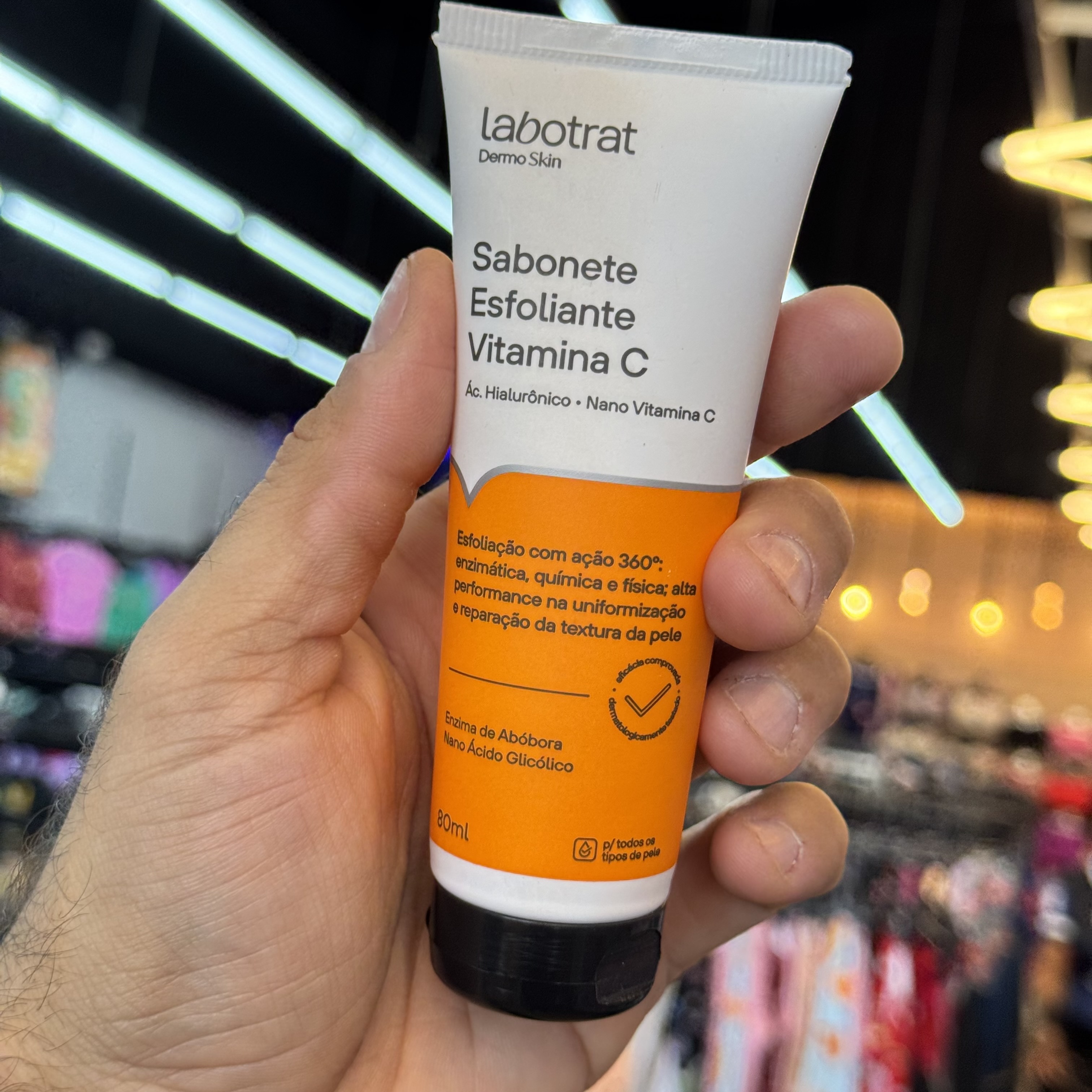 Sabonete Esfoliante Vitamina C Labotrat 80ml