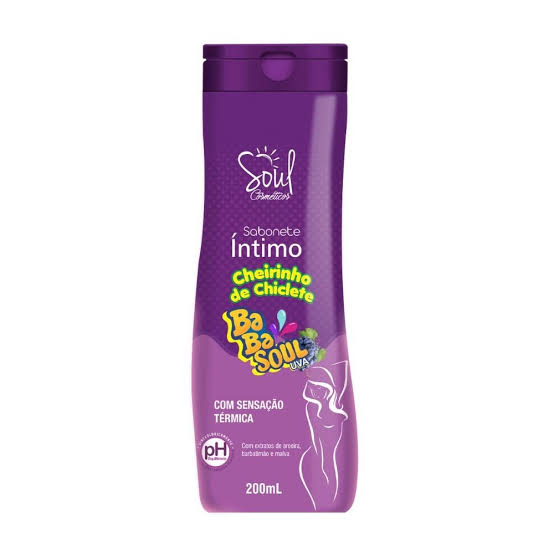 Sabonete Intimo Babasoul Cheirinho de Chiclete Uva