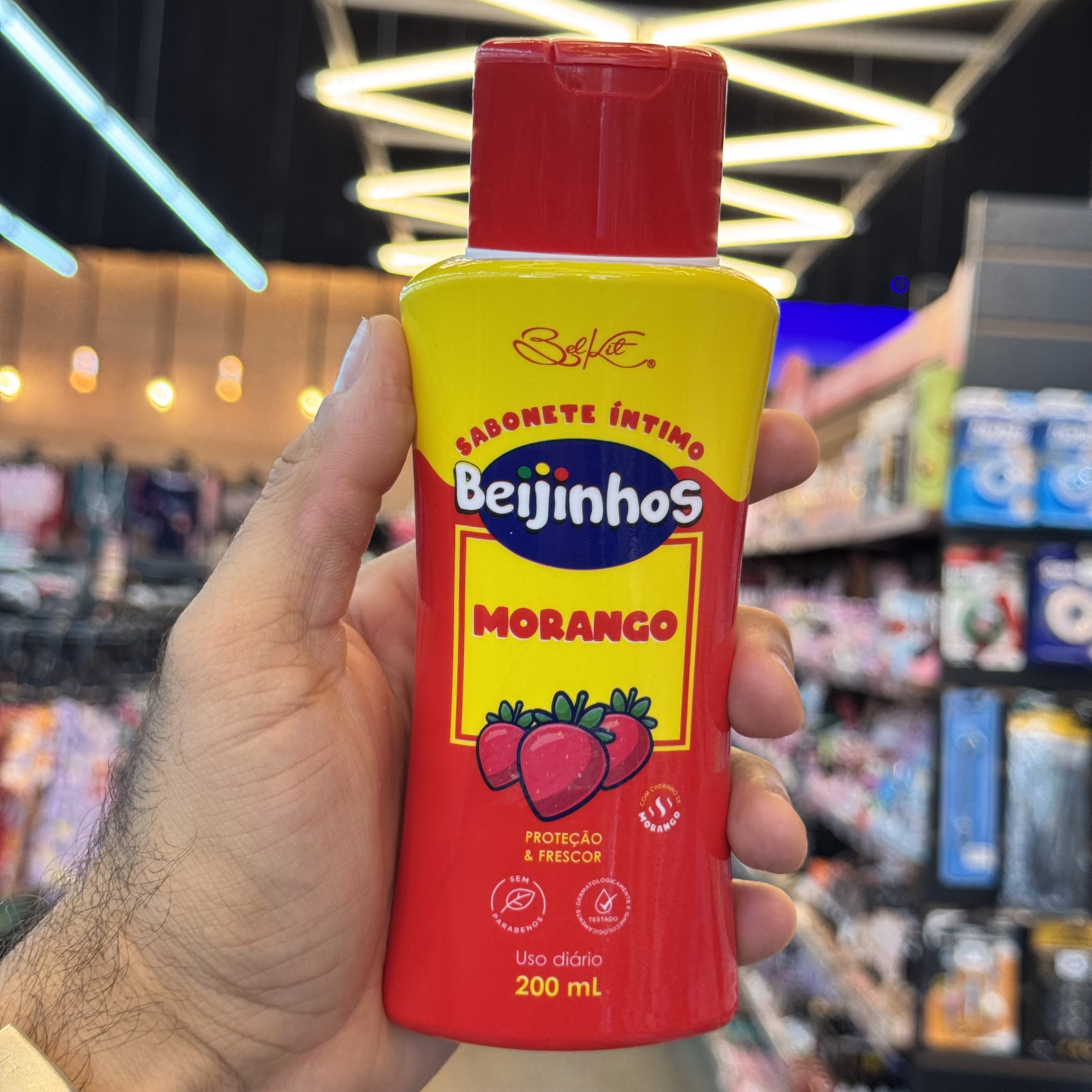 Sabonete Intimo Beijinhos Morango