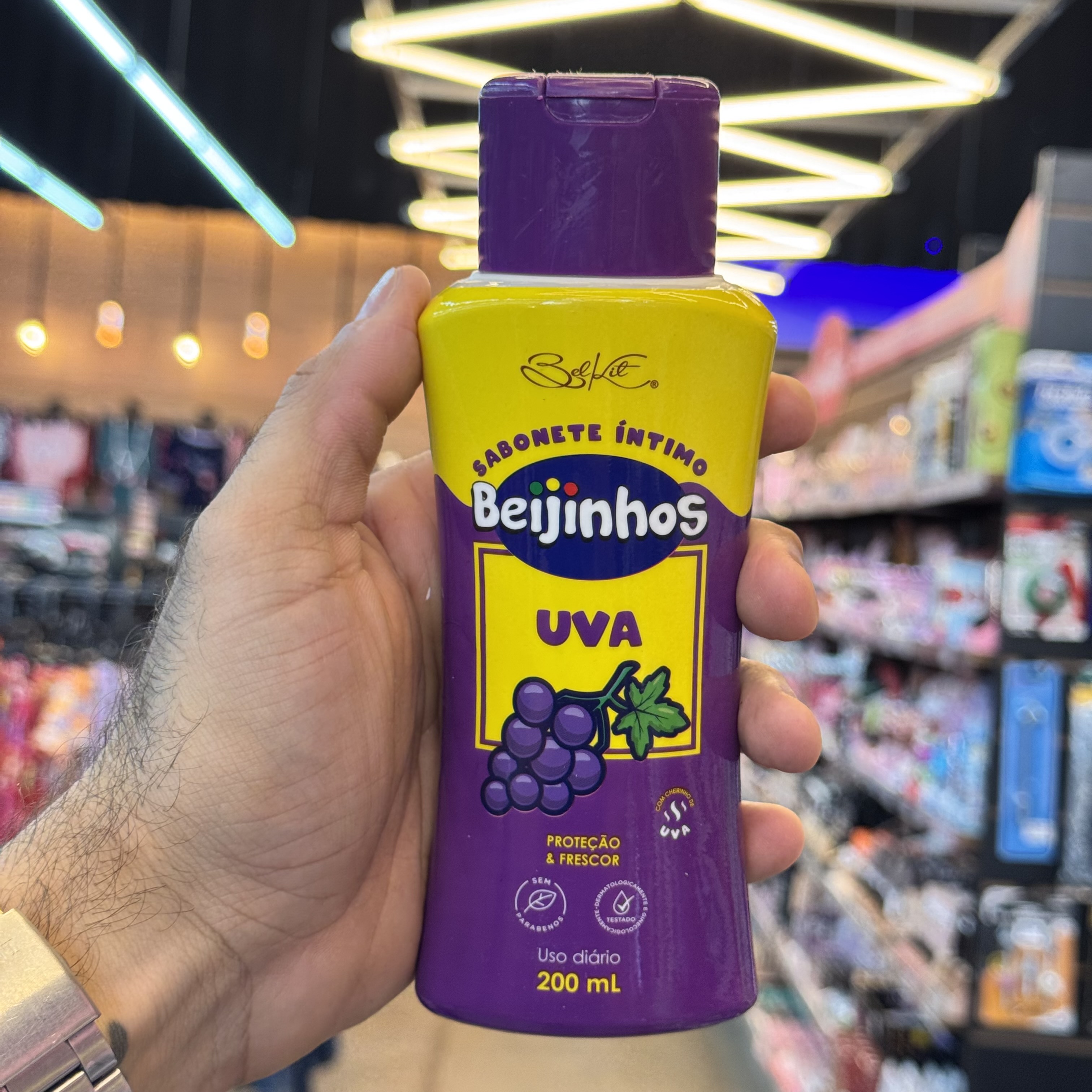 Sabonete Intimo Beijinhos Uva