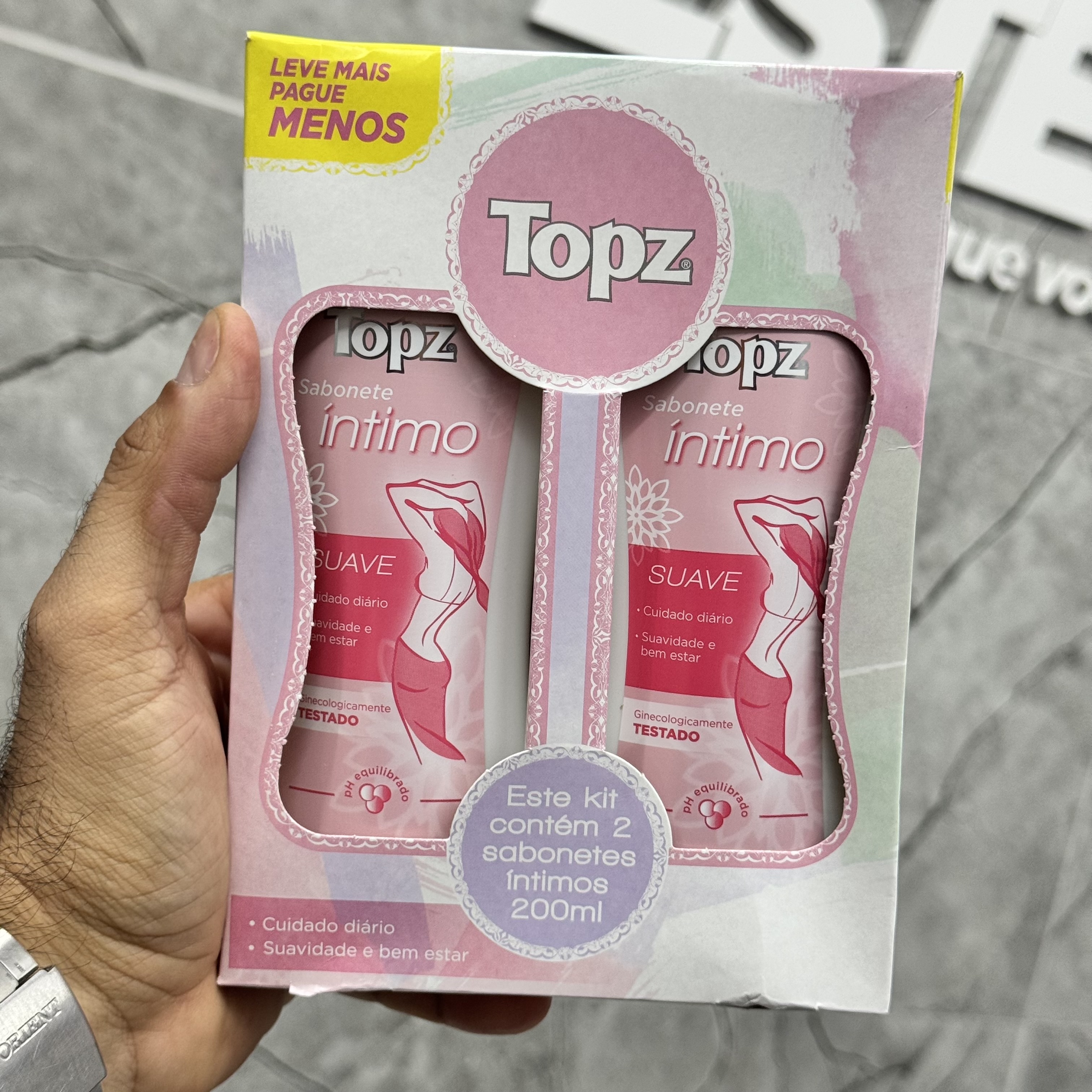 SABONETE INTIMO TOPZ TRADICIONAL 2x1