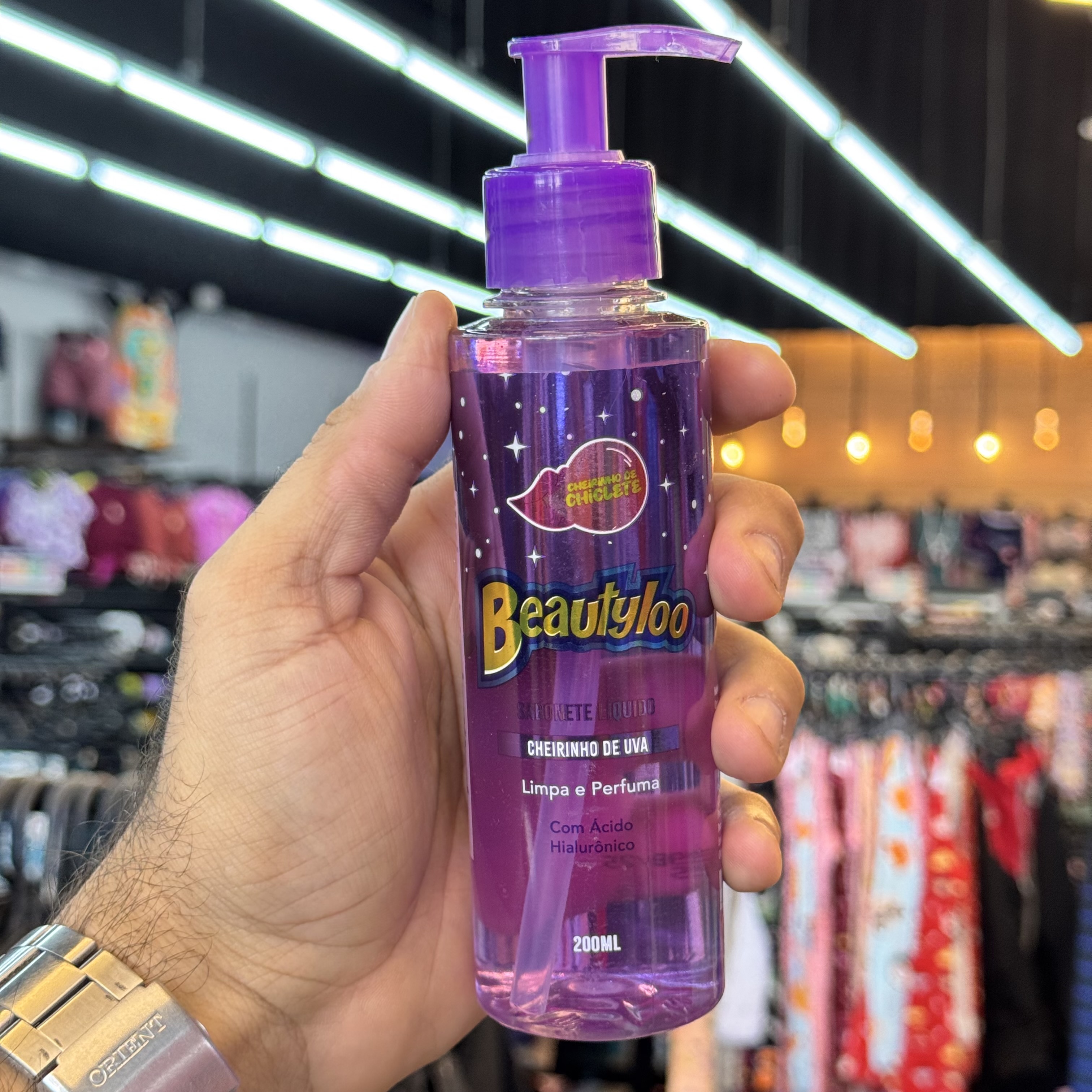 Sabonete Líquido Beautyloo Uva 200ml