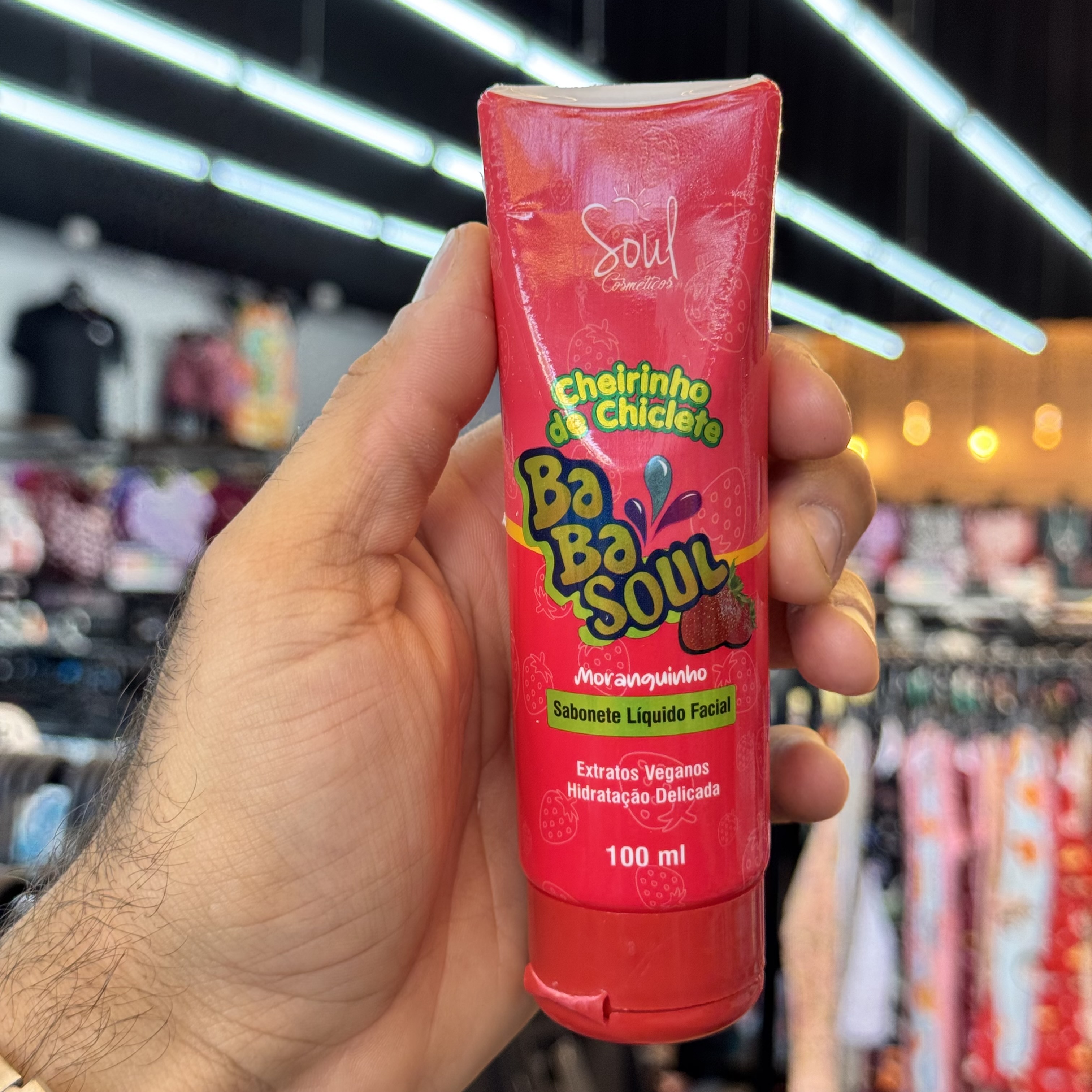 Sabonete Líquido Facial Babasoul Moranguinho 100ml