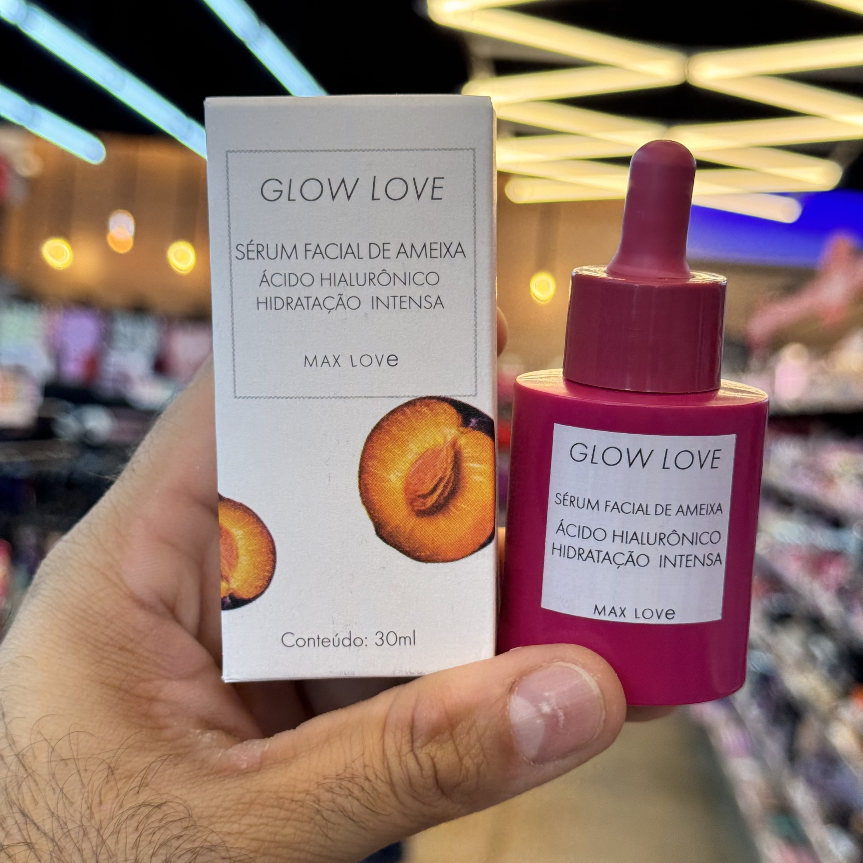 Serum Facial Ameixa Glow Love Max Love Roma