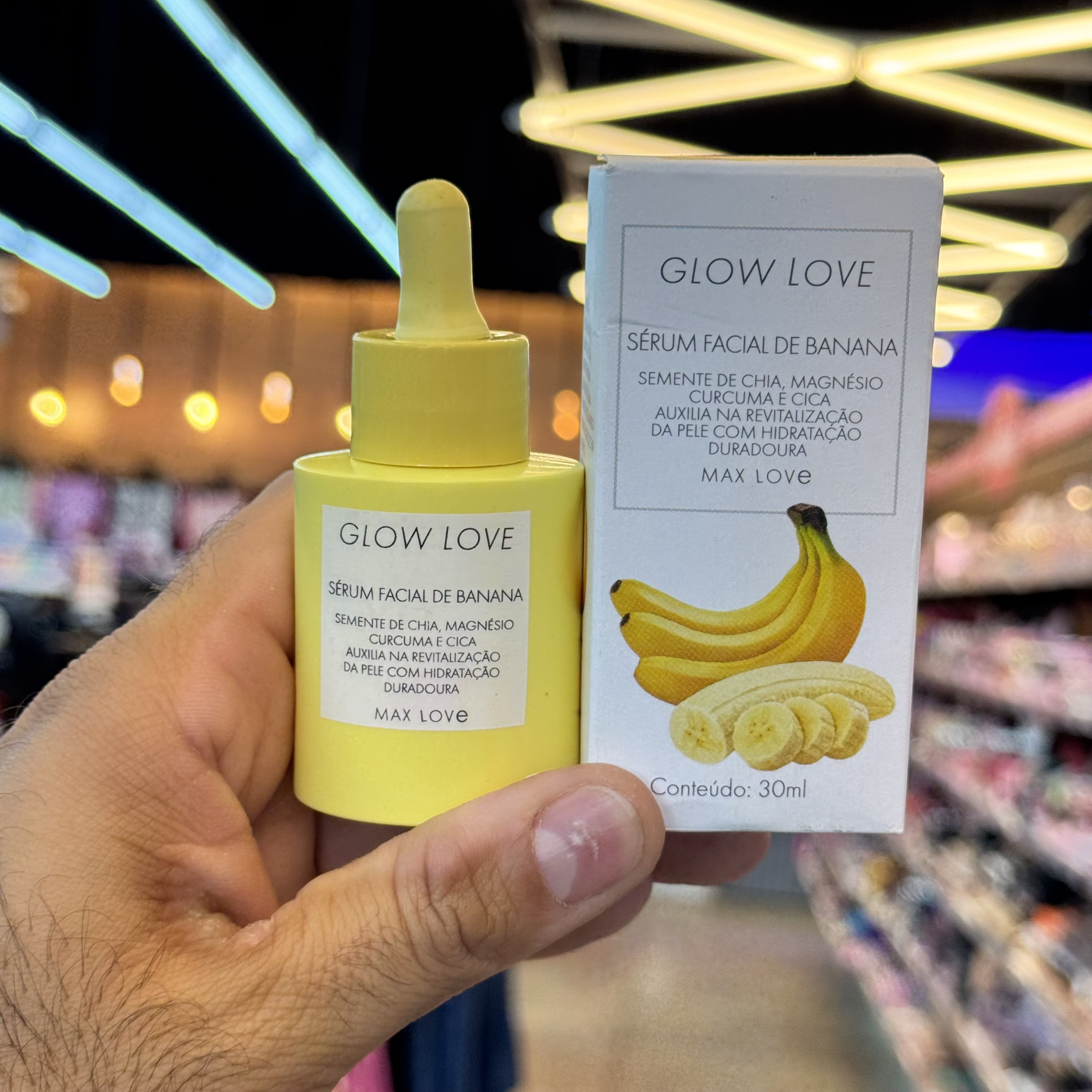 Serum Facial Banana Glow Love Max Love ML607