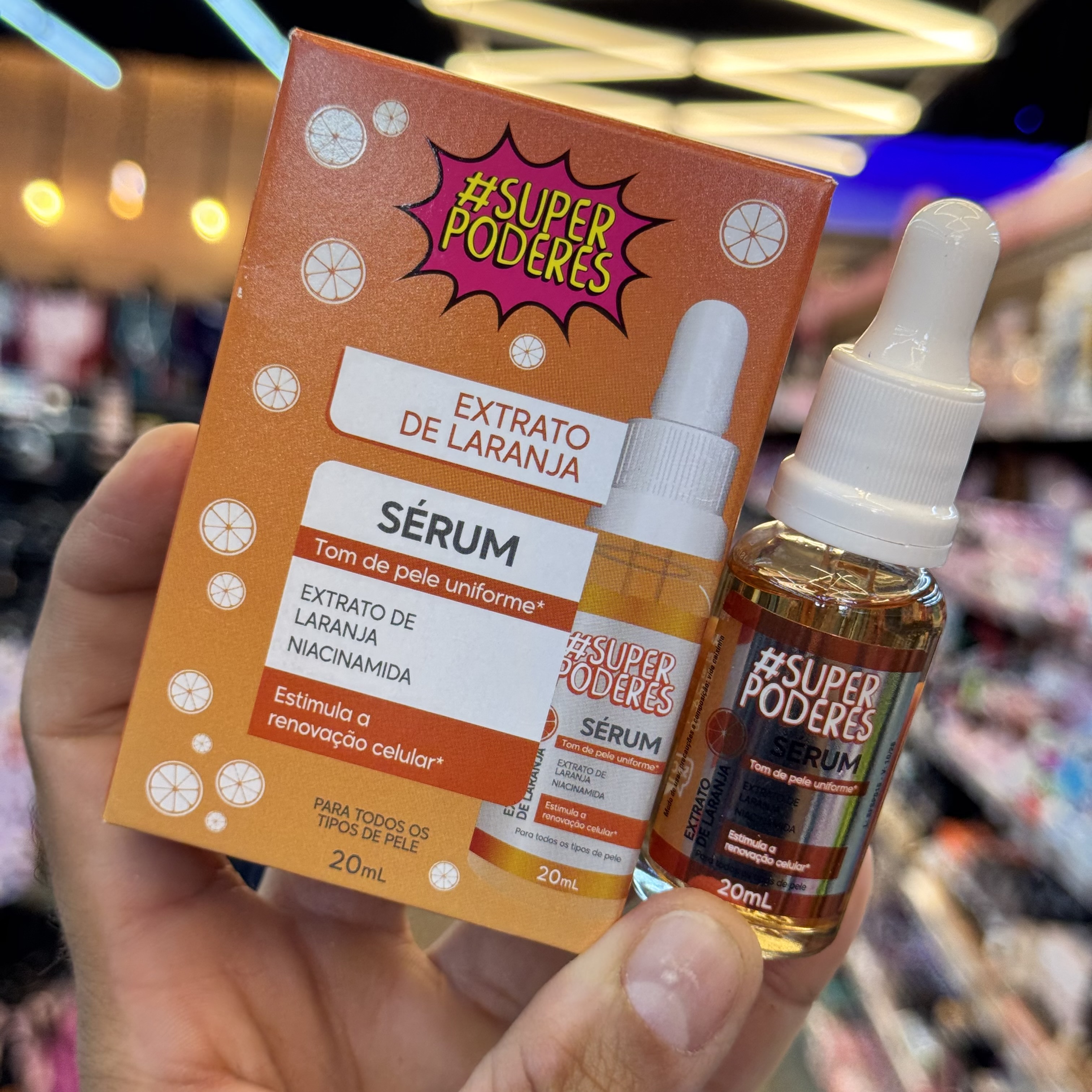 Serum facial extrato de laranja super poderes sfsp015