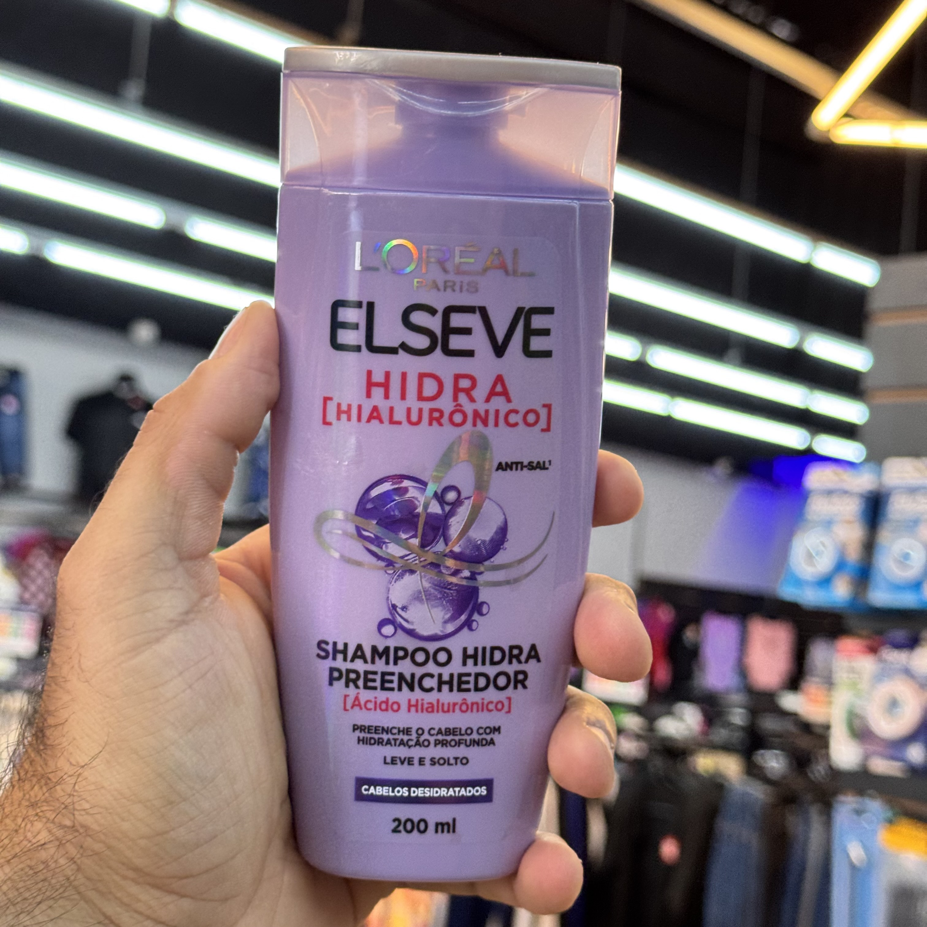 Shampoo Elseve L´Oreal Paris Hidra Hialurônico 200ml
