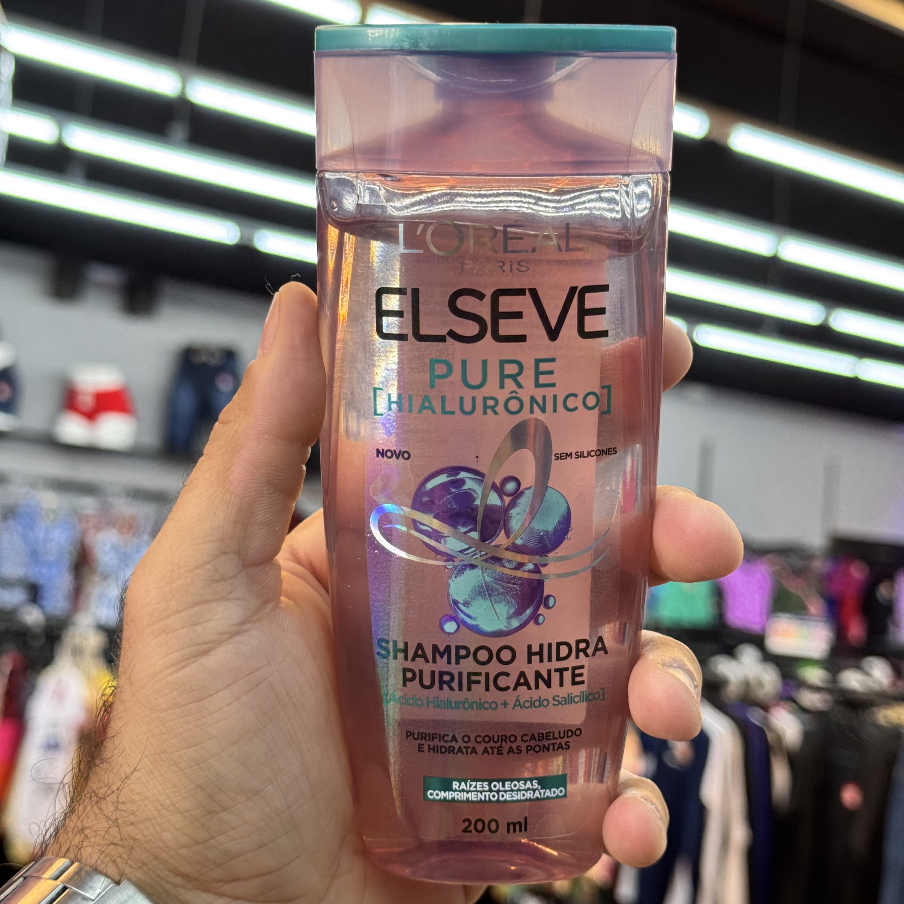 Shampoo Elseve L´Oreal Paris Pure Hialurônico 200ml